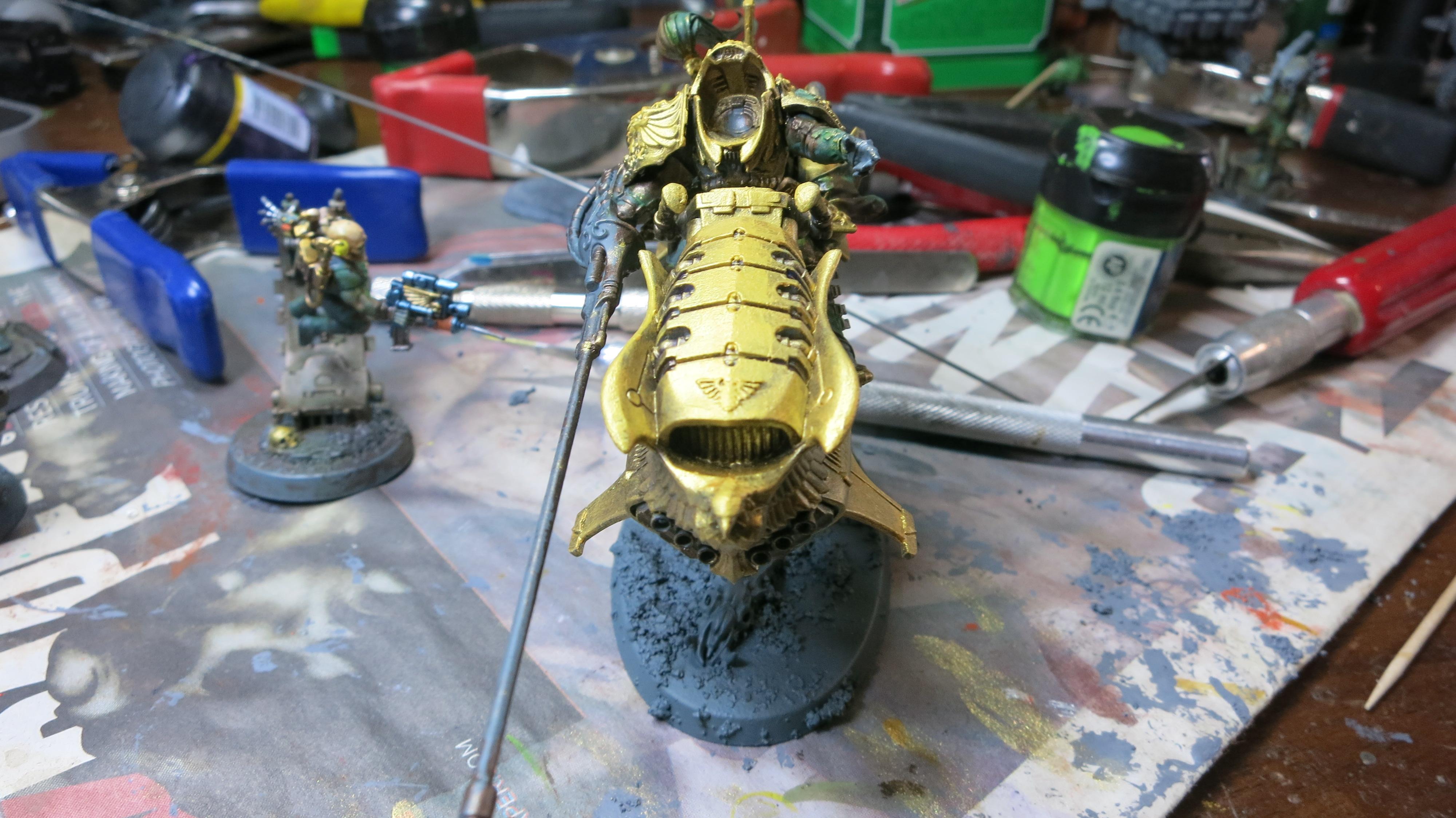 Adeptus Custodes, Adeptus Praetors, Dawneagle Jetbike, Shield Captain