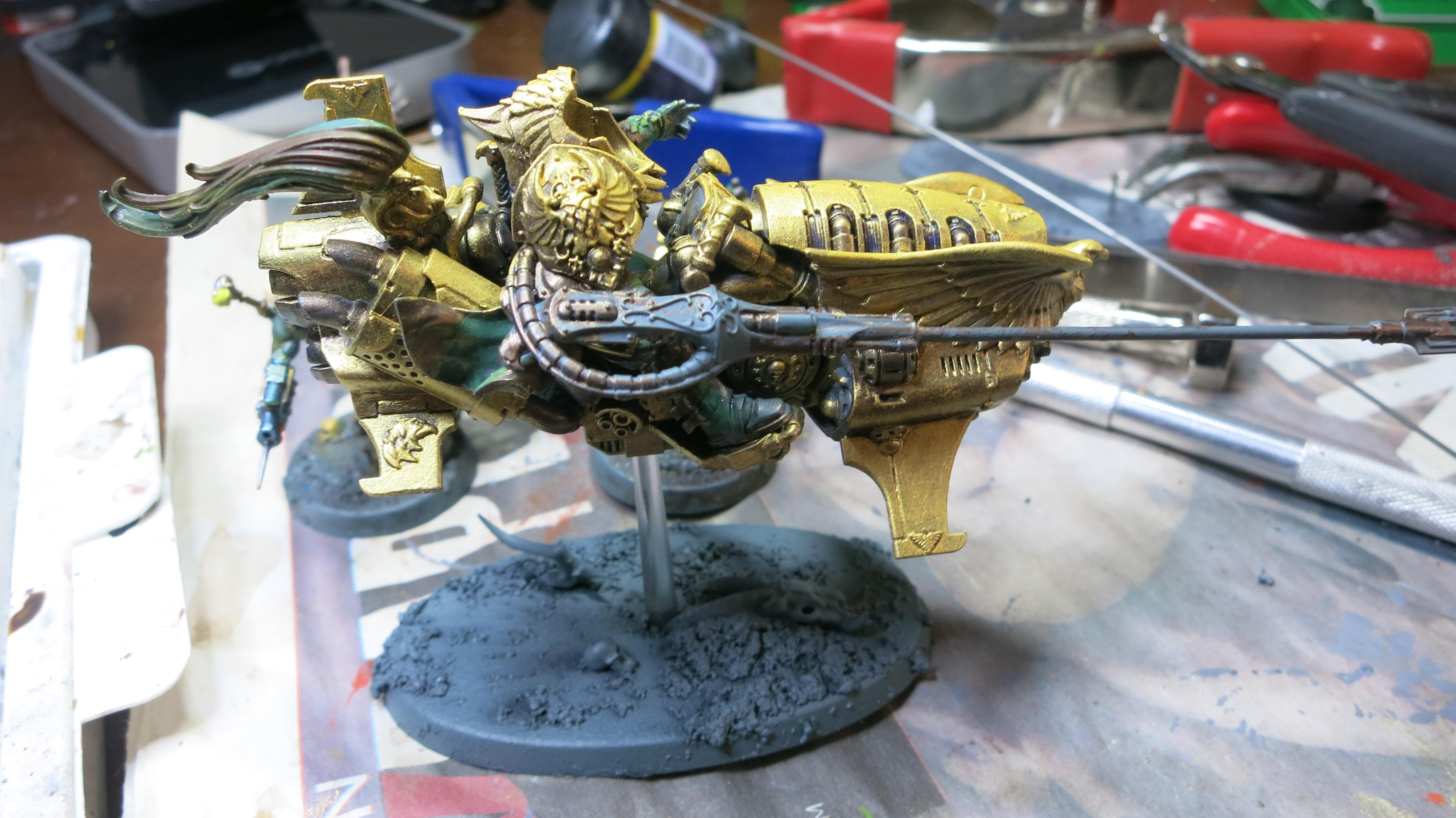 Adeptus Custodes, Adeptus Praetors, Dawneagle Jetbike, Shield Captain