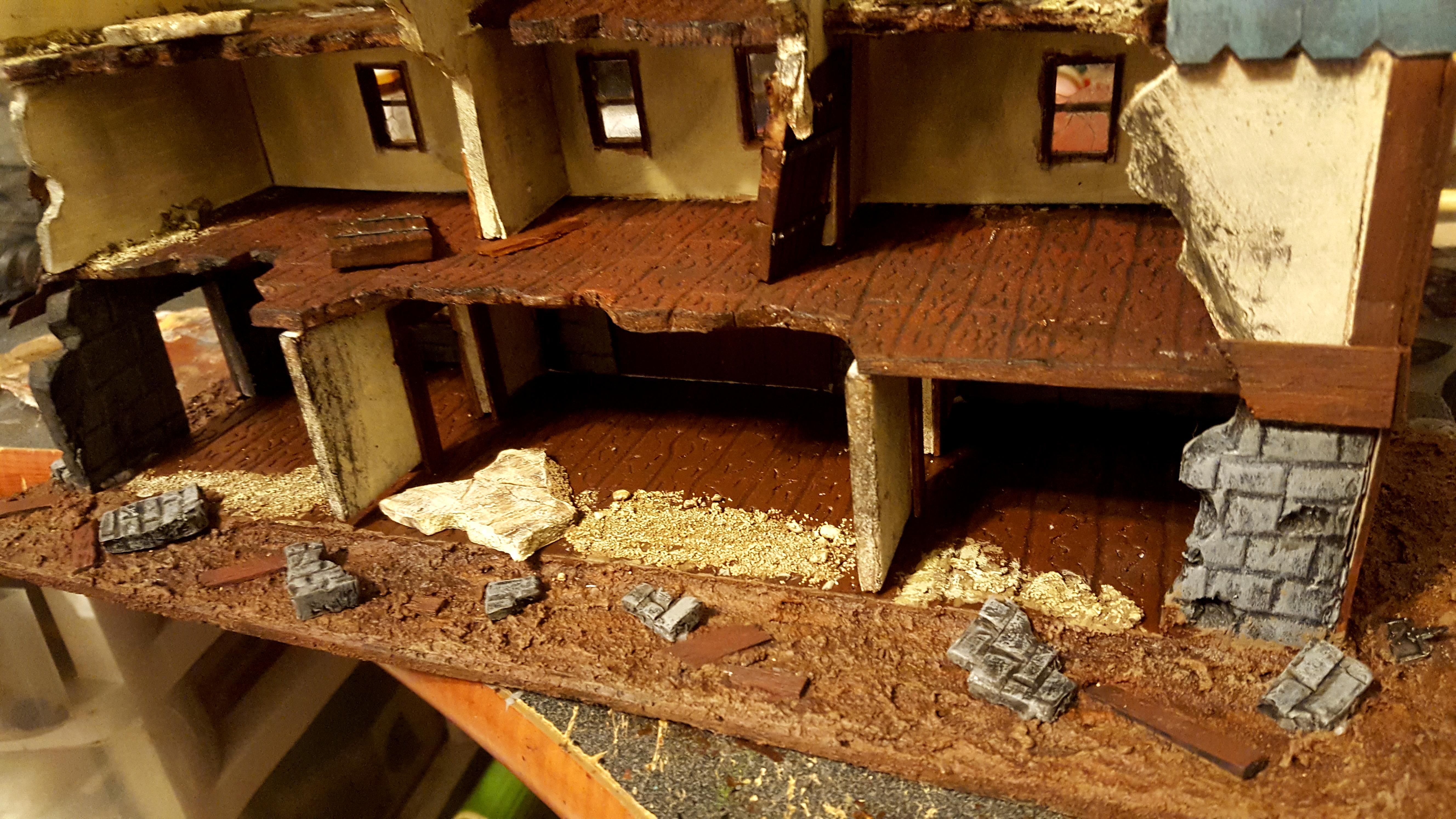 Mordheim, Ruins, Scratch Build, Terrain