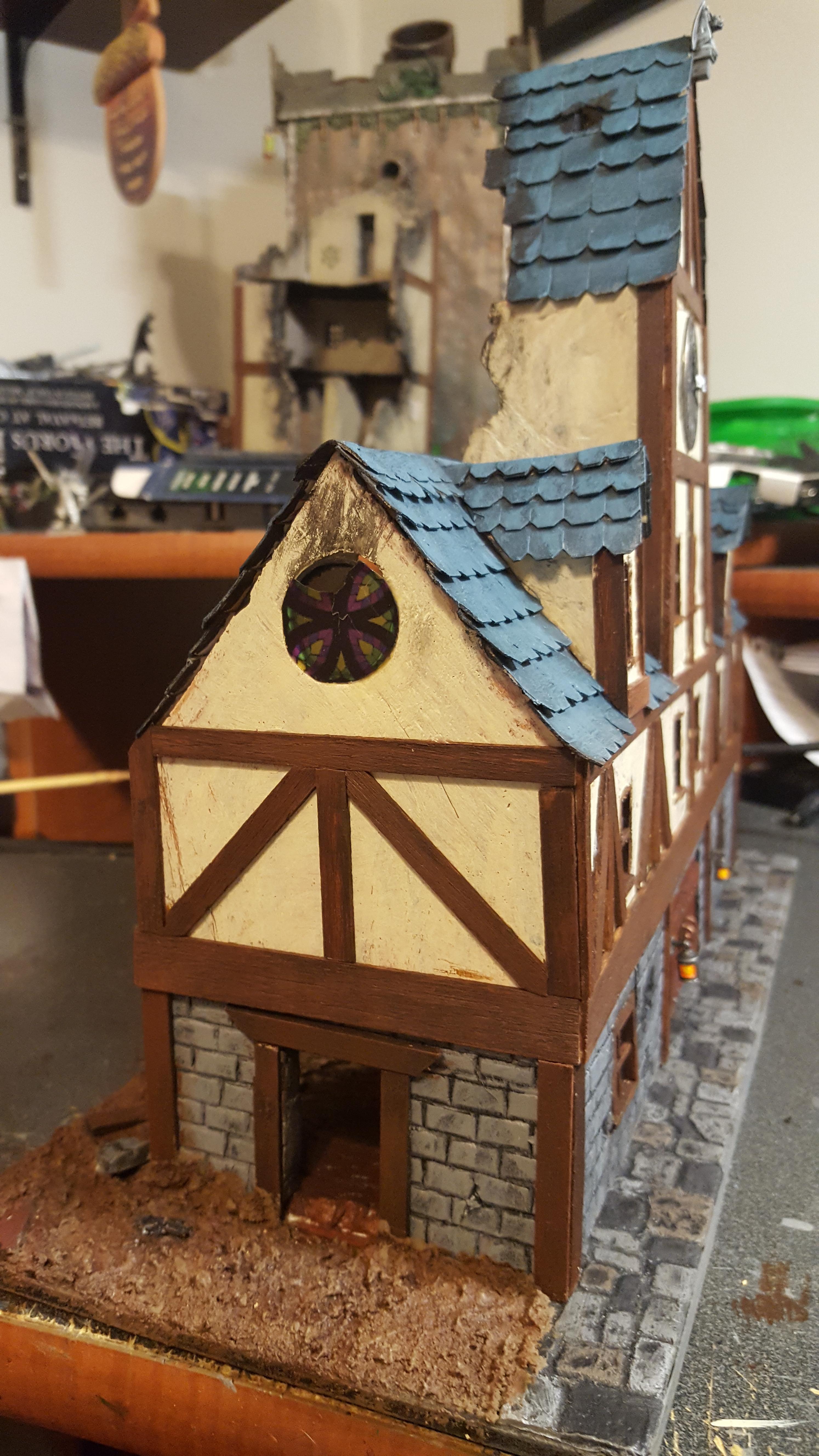 Mordheim, Ruins, Scratch Build, Terrain