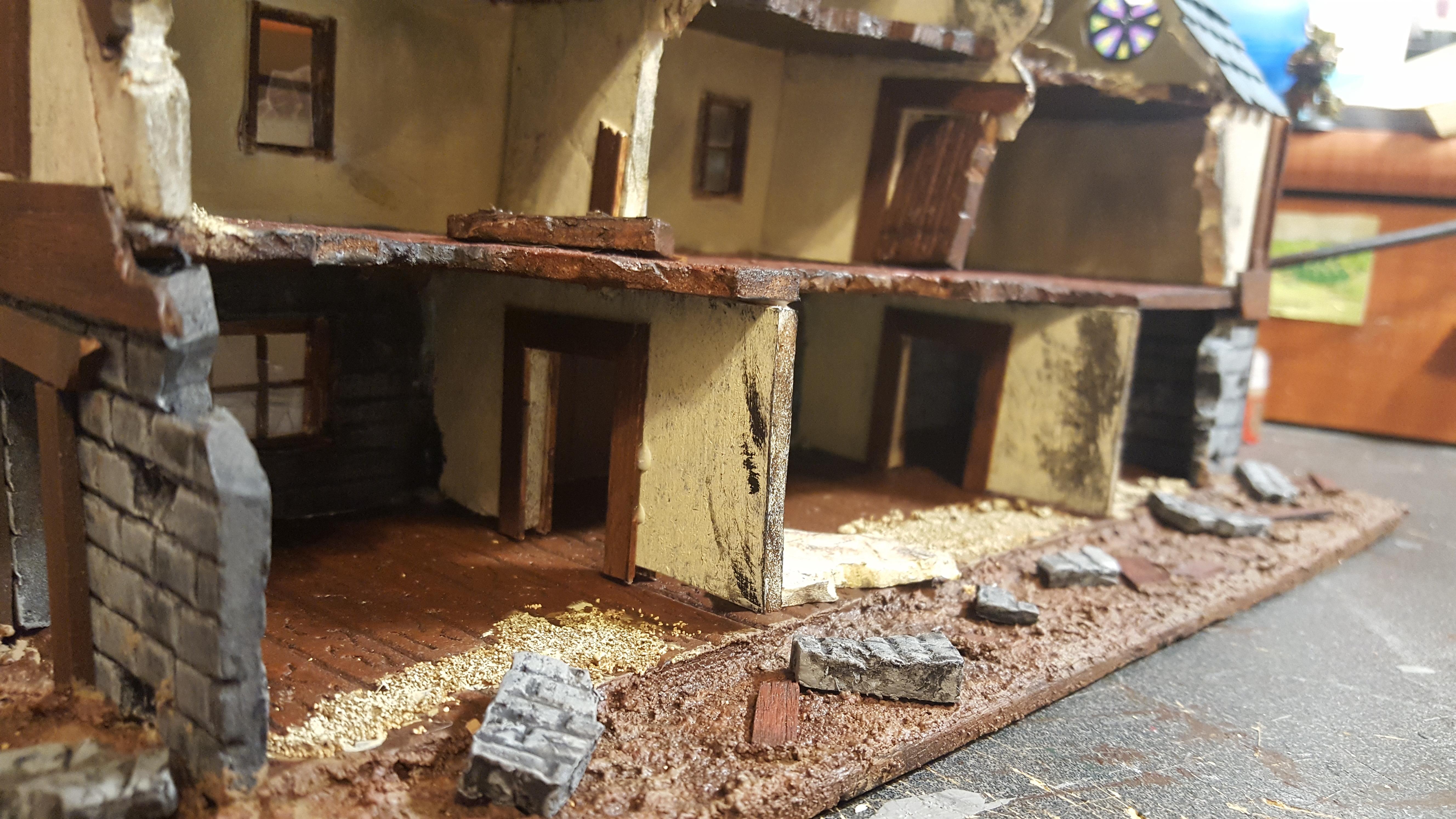 Mordheim, Ruins, Scratch Build, Terrain
