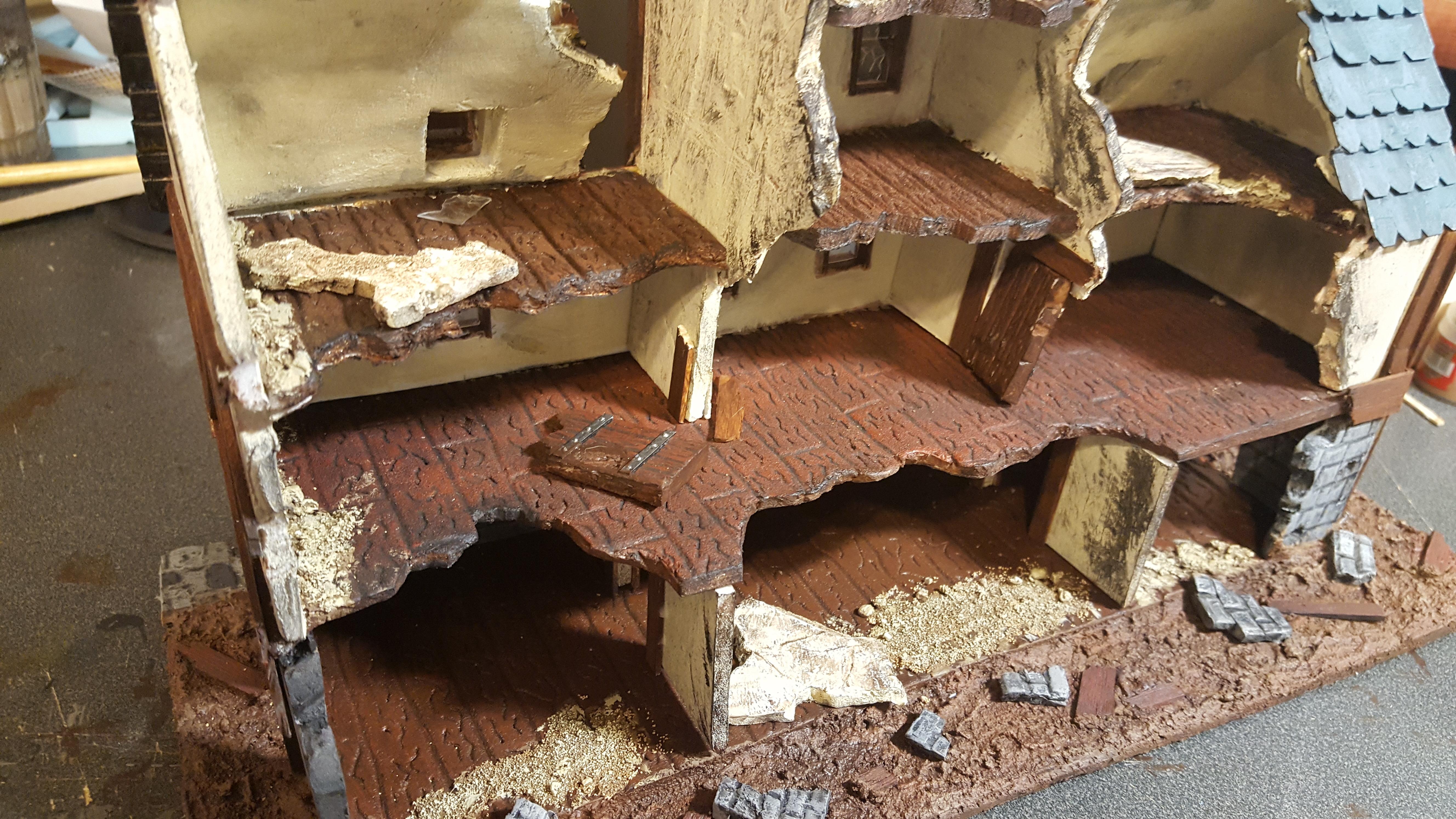 Mordheim, Ruins, Scratch Build, Terrain