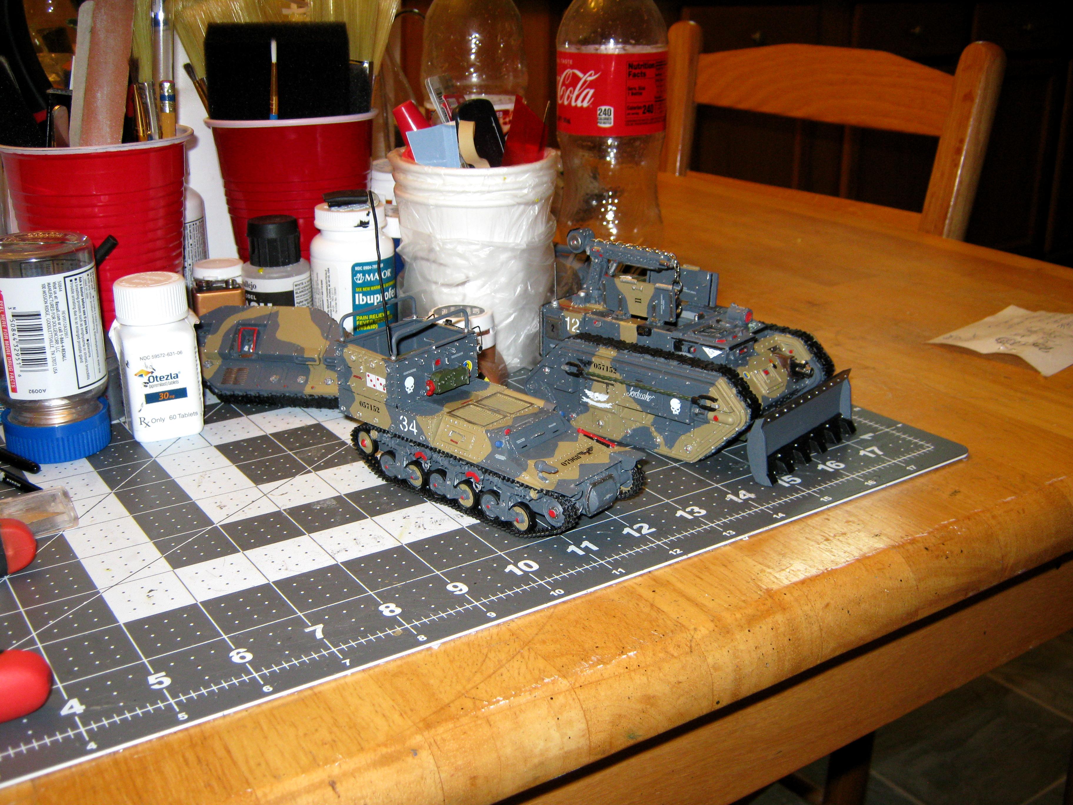 Astra Militarum, Forge World, Imperial, Imperial Guard, Logistical Unit, Munitions Carrier, Support Vehicle, Trojan Support Vehicle