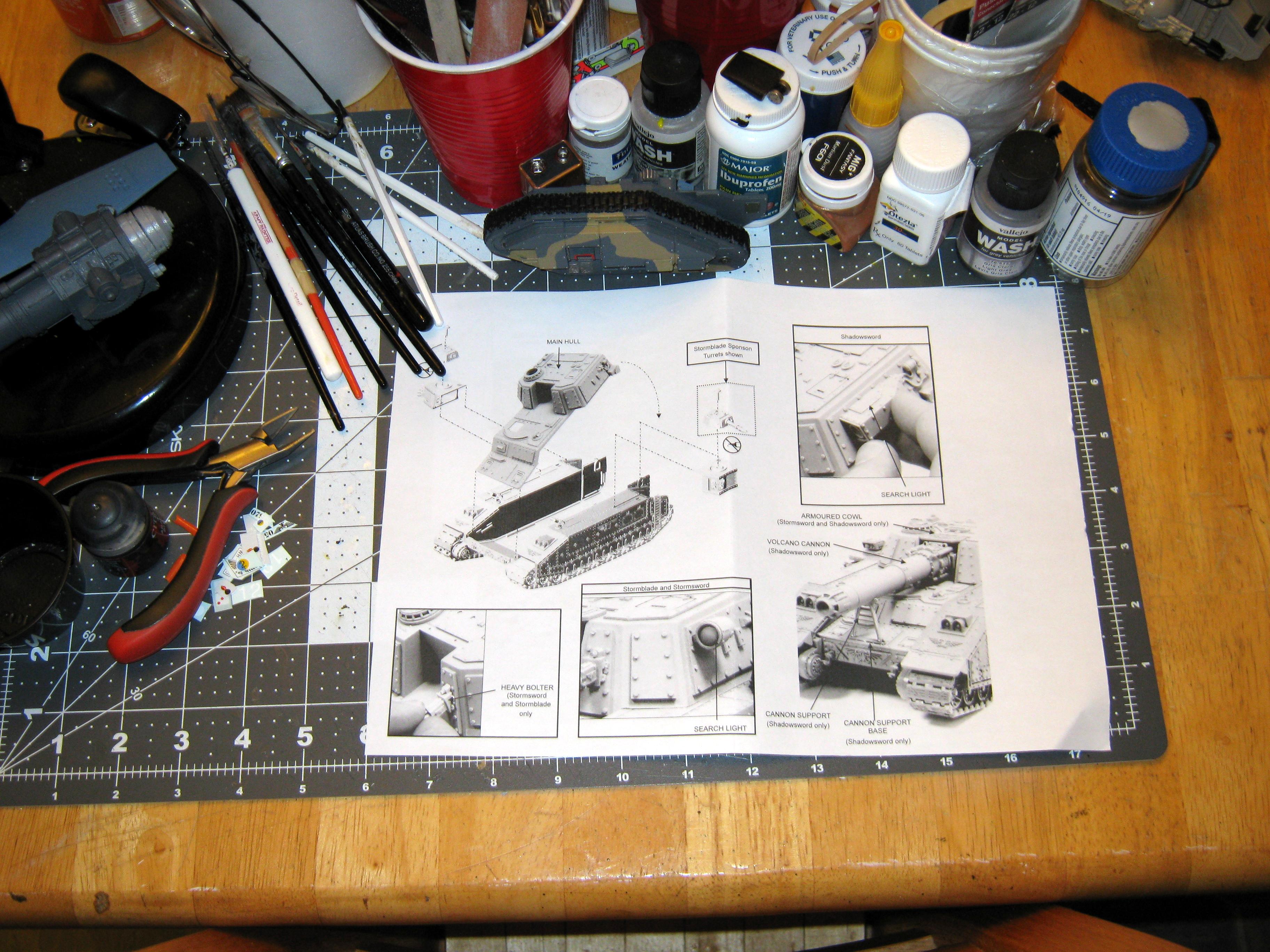 Arkurian Pattern, Astra Militarum, Forge World, Gun Carriage, Imperial, Imperial Army, Imperial Guard, Stormblade, Super-heavy, Tank, Tank Destroyer, Titan Killer