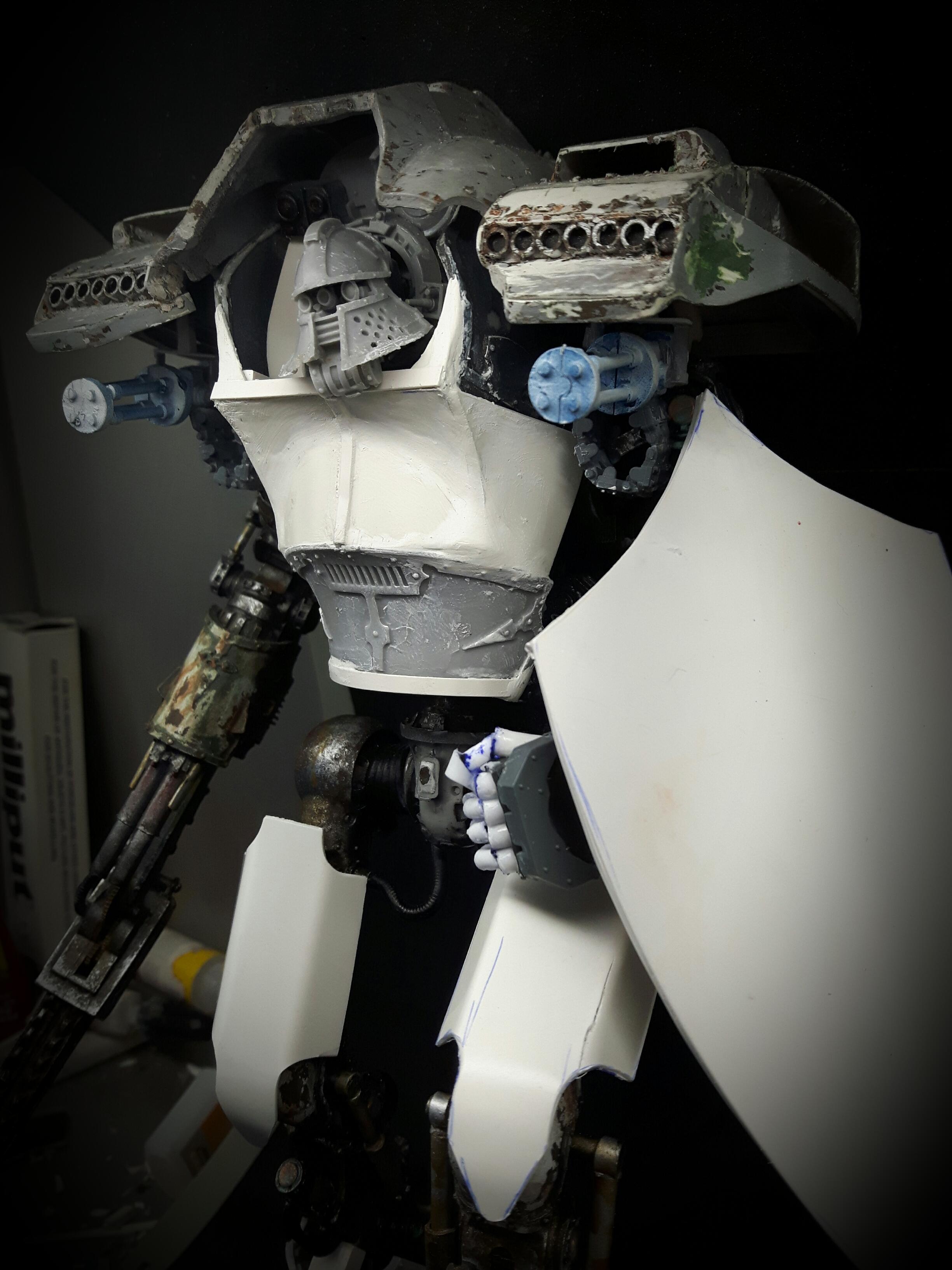 Fortified knight closeup
