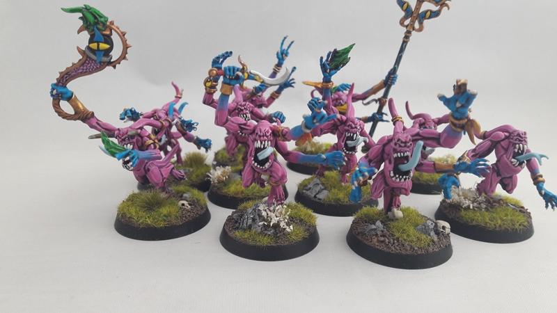 Blends, Daemons, Pink Horrors, Tzeentch