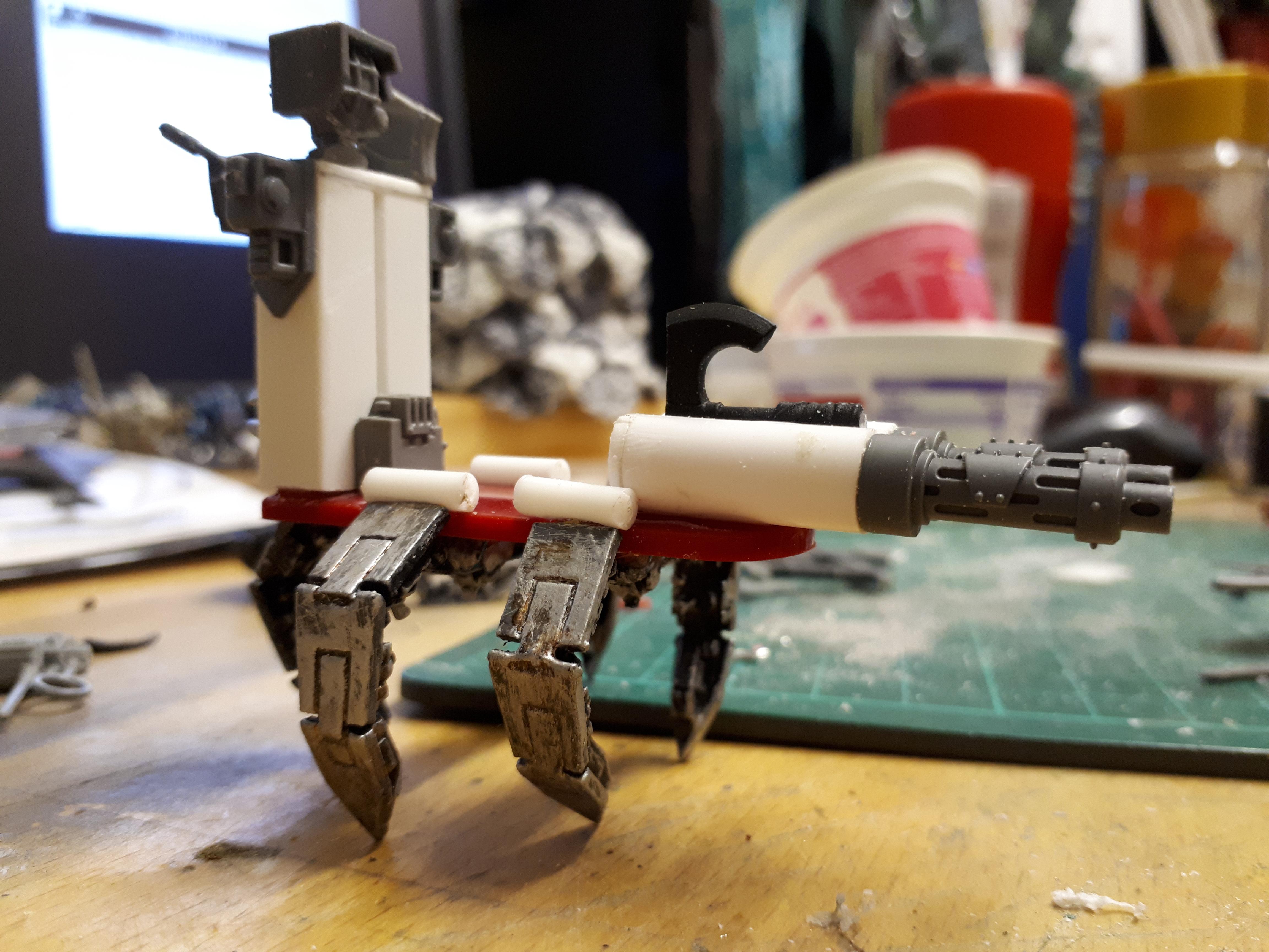 Bike, Scratch Build, Space Marines, Techmarine, Walker