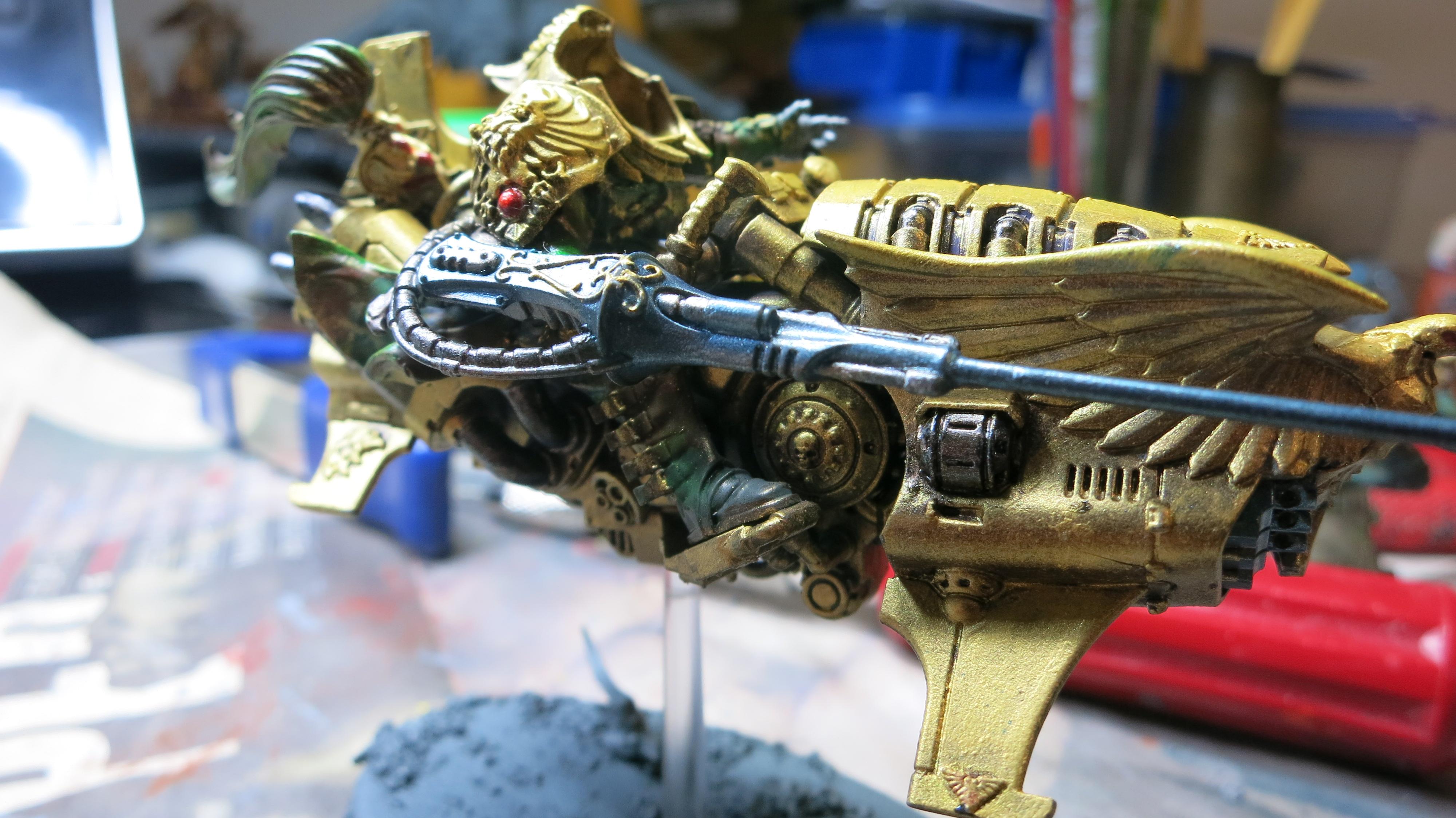 Adeptus Custodes, Adeptus Praetors, Dawneagle Jetbike, Shield Captain