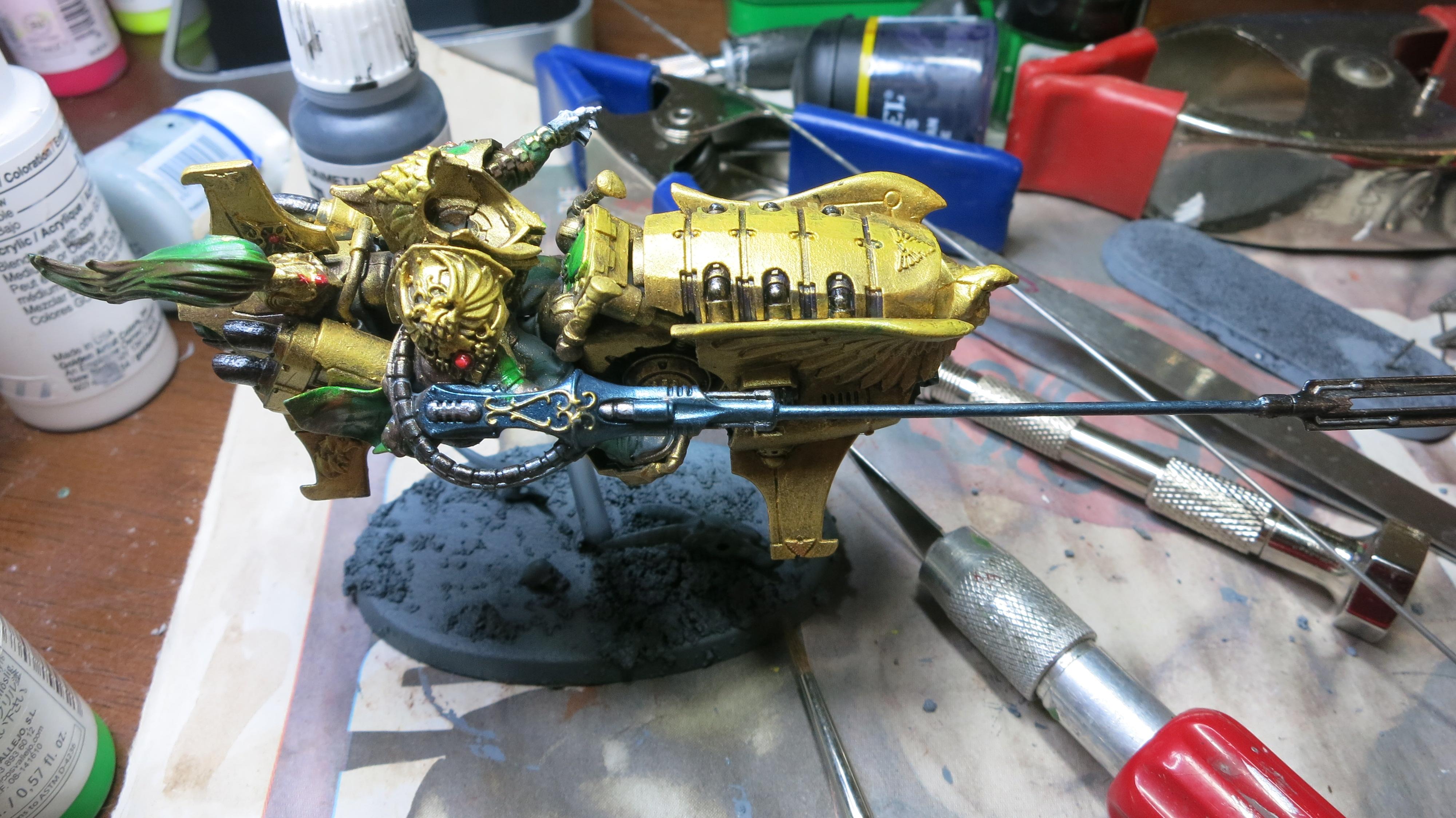 Adeptus Custodes, Adeptus Praetors, Dawneagle Jetbike, Shield Captain