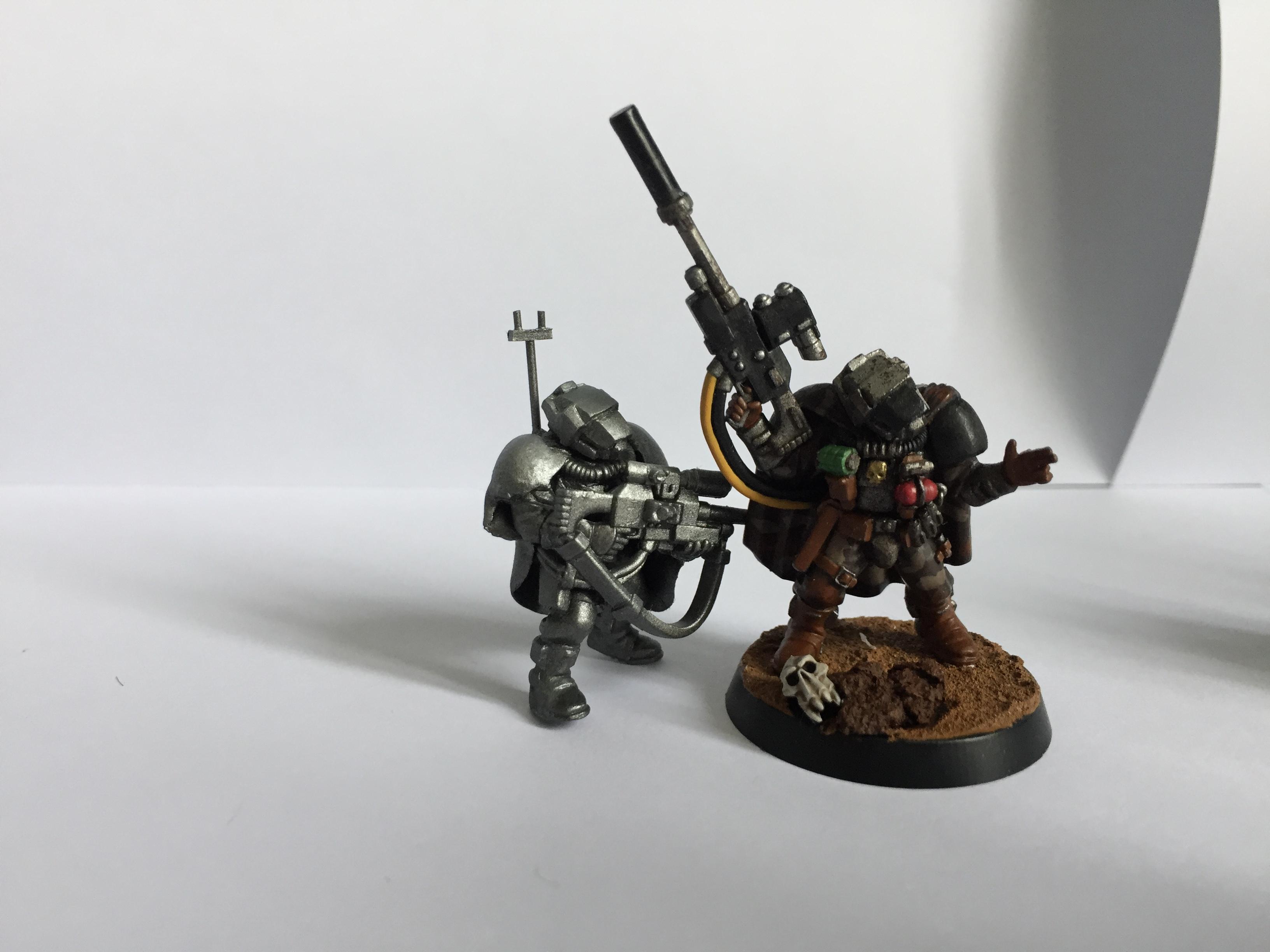 Iron Warriors, Pre Heresy, Preheresy, Reconnaissance Marines, Scout Armour, Sniper Rifles