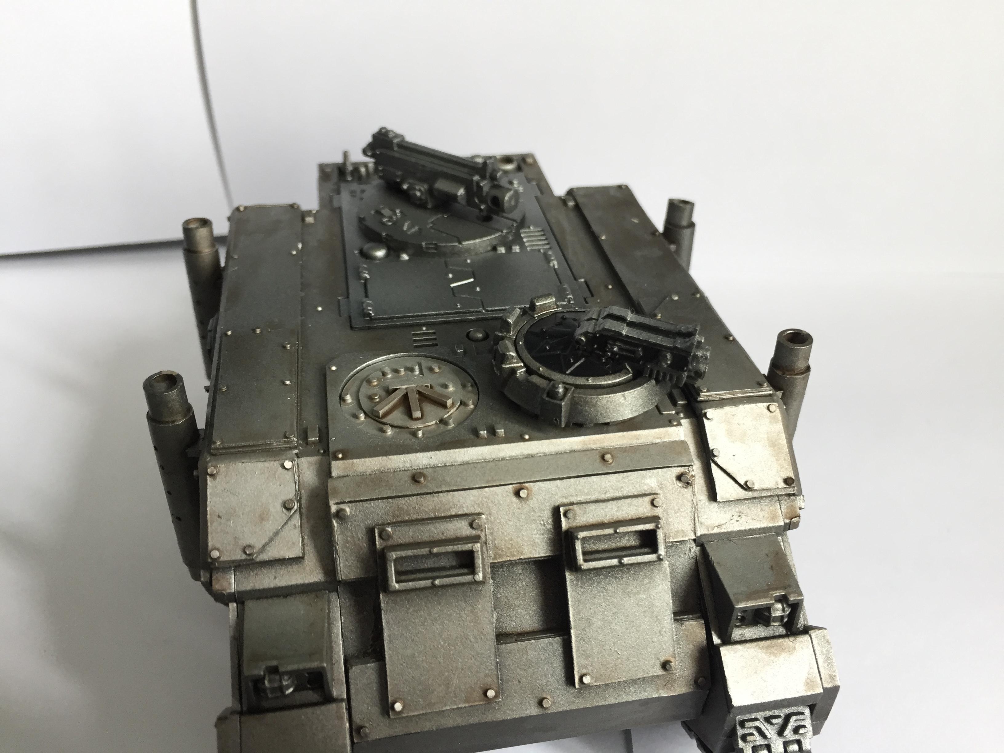 Conversion, Deimos Rhino, Iron Warriors, Plasticard, Pre Heresy, Preheresy
