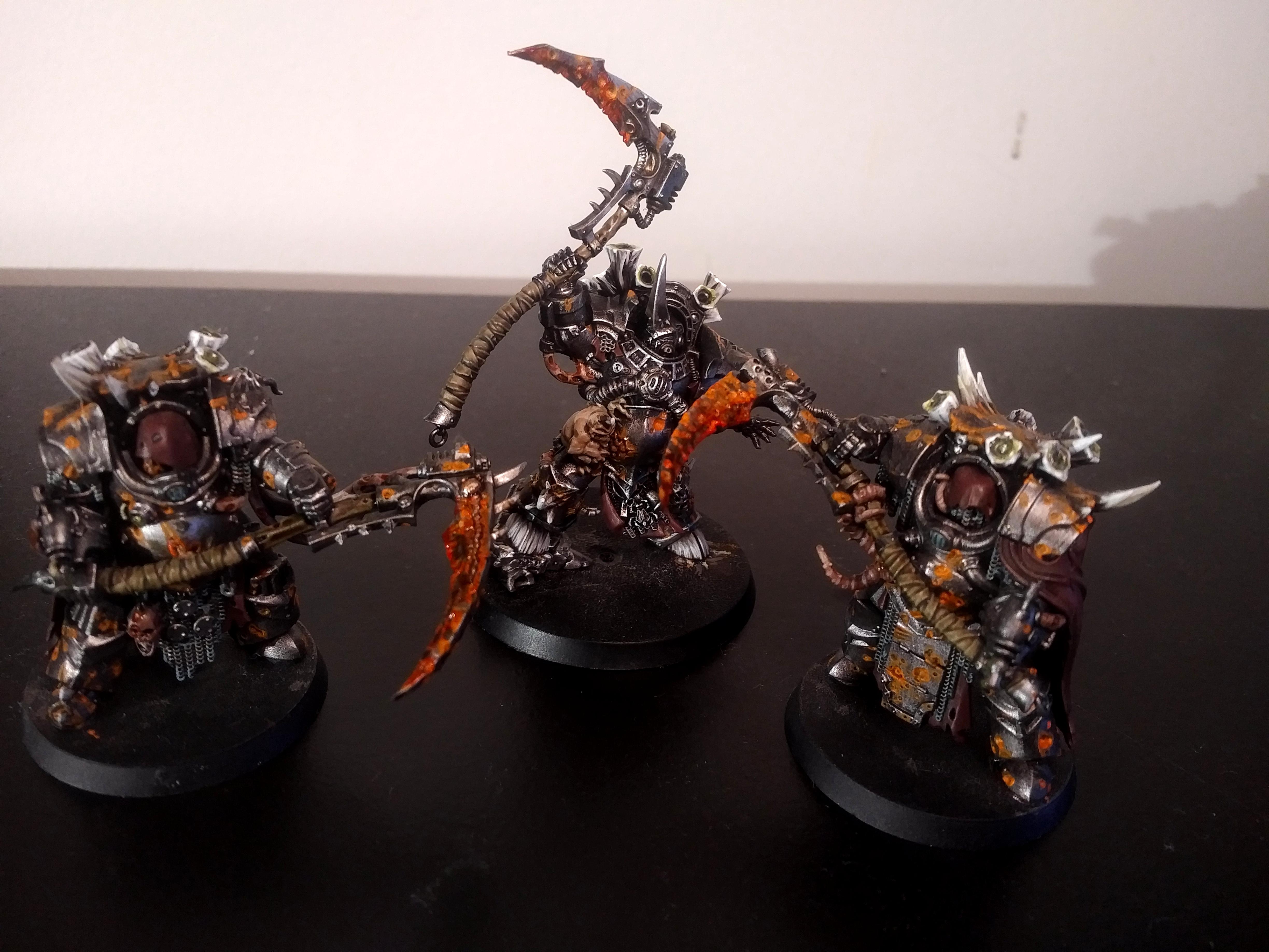 Deathshroud Bodyguard + Typhus WIP
