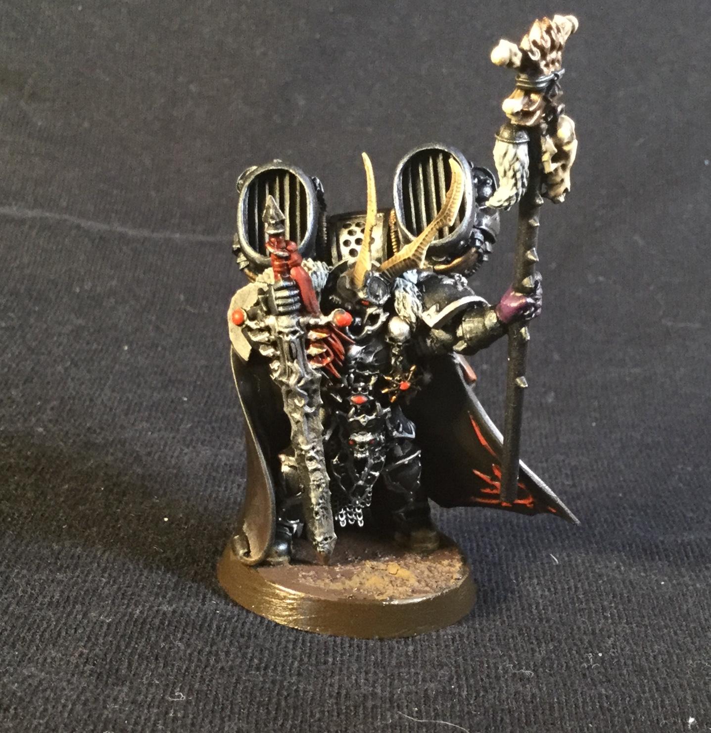 Skinwalker my sorcerer with magnetized jumppack. 