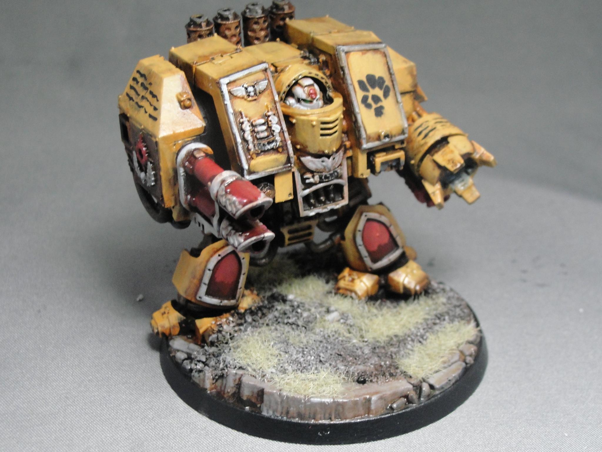 Warhammer 40k, Space Marines, Imperial Fists, Venerable Dreadnought