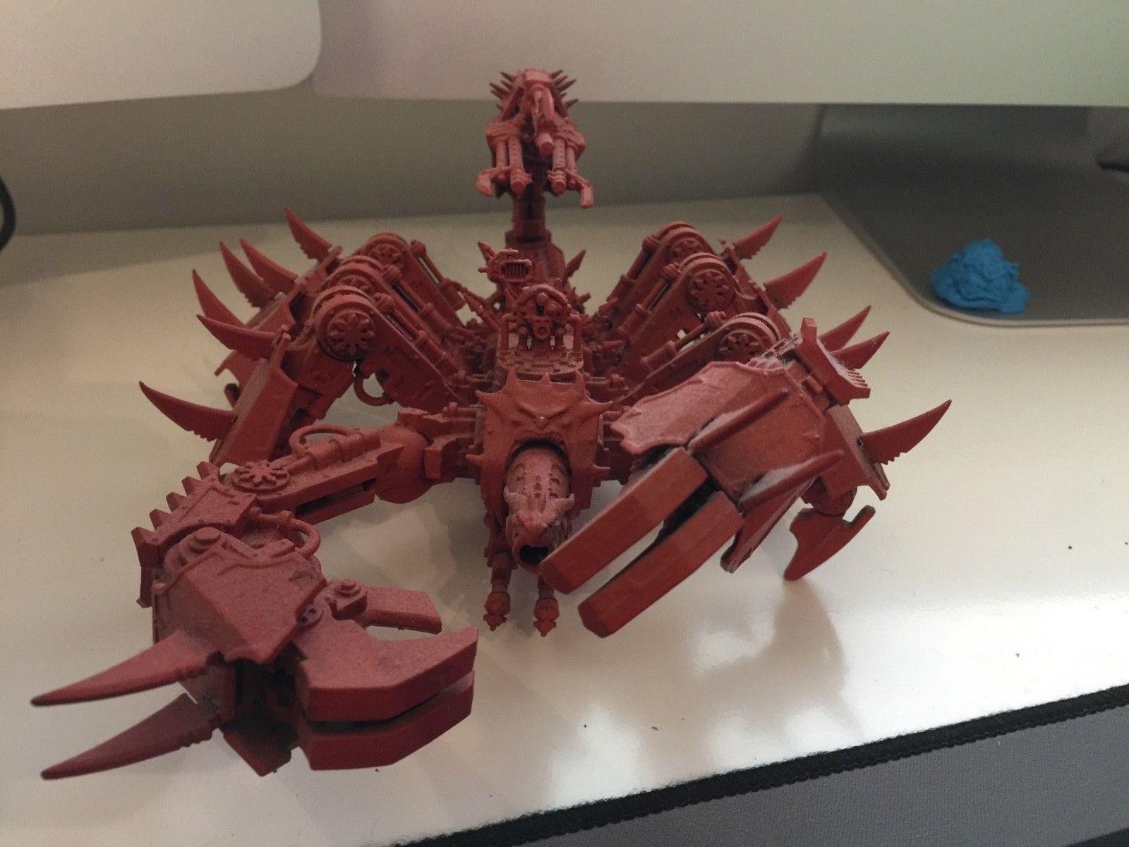 Chaos Space Marines, Conversion, Daemon Engine, Greater Brass Scorpion, Khorne, Model Shelter