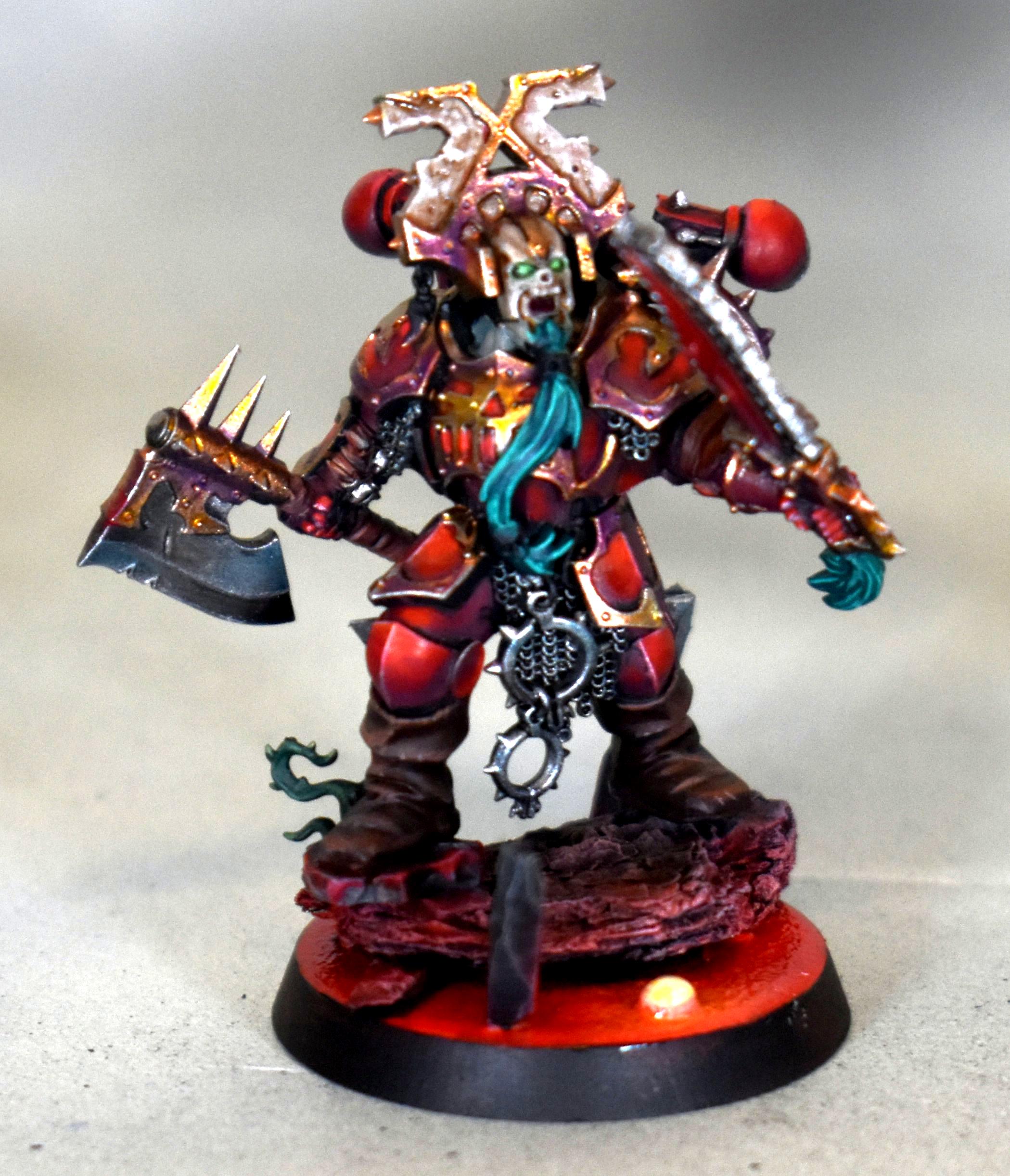 Axe, Chaos, Khorne, Space, Space Marines