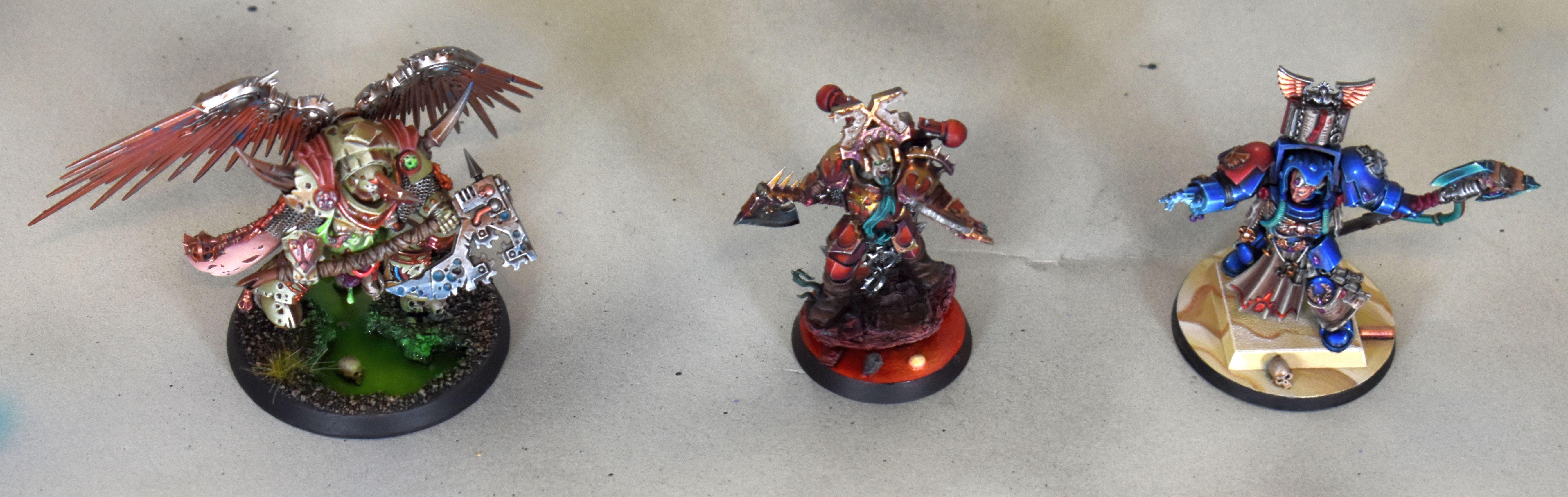 Axes, Chaos, Khorne, Librarian, Nurgle, Space, Space Marines