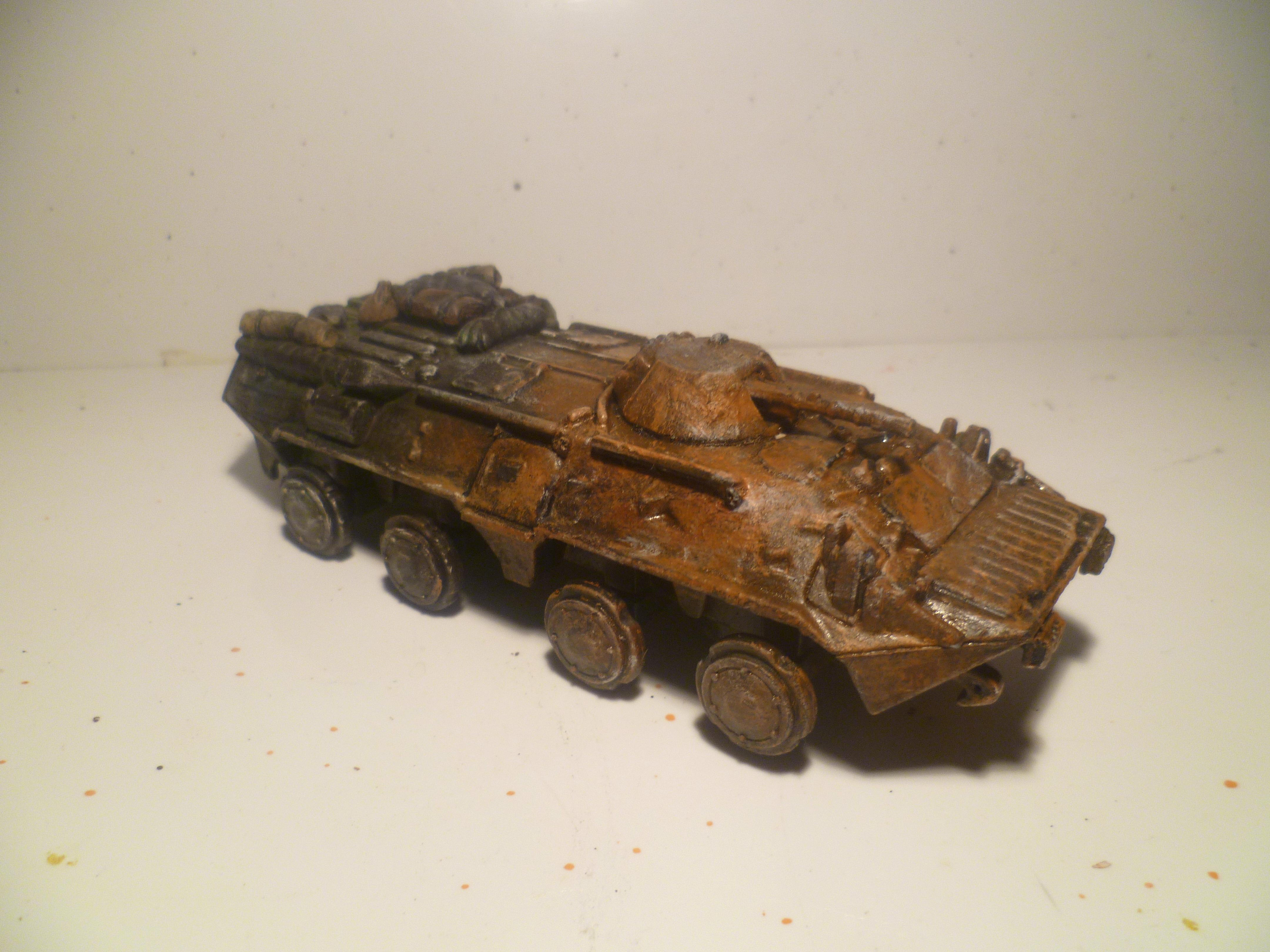 28mm, Btr, Destroyed, Eastern European, Modern, Russians, Ukrainian, Vehicle, Wreck