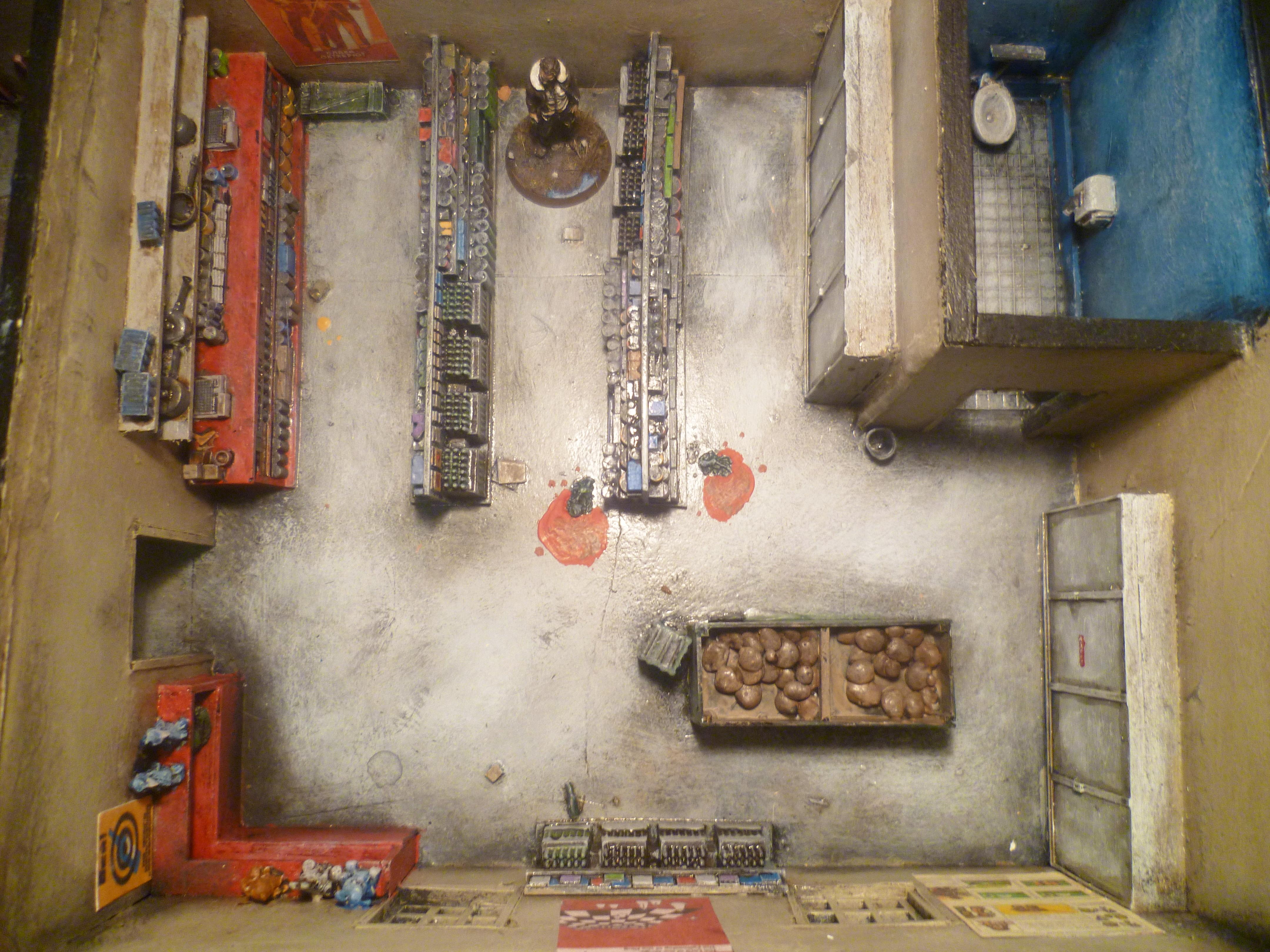 28mm, Buildings, Eastern European, Modern, Scratch Build, Shop, Terrain, Urban