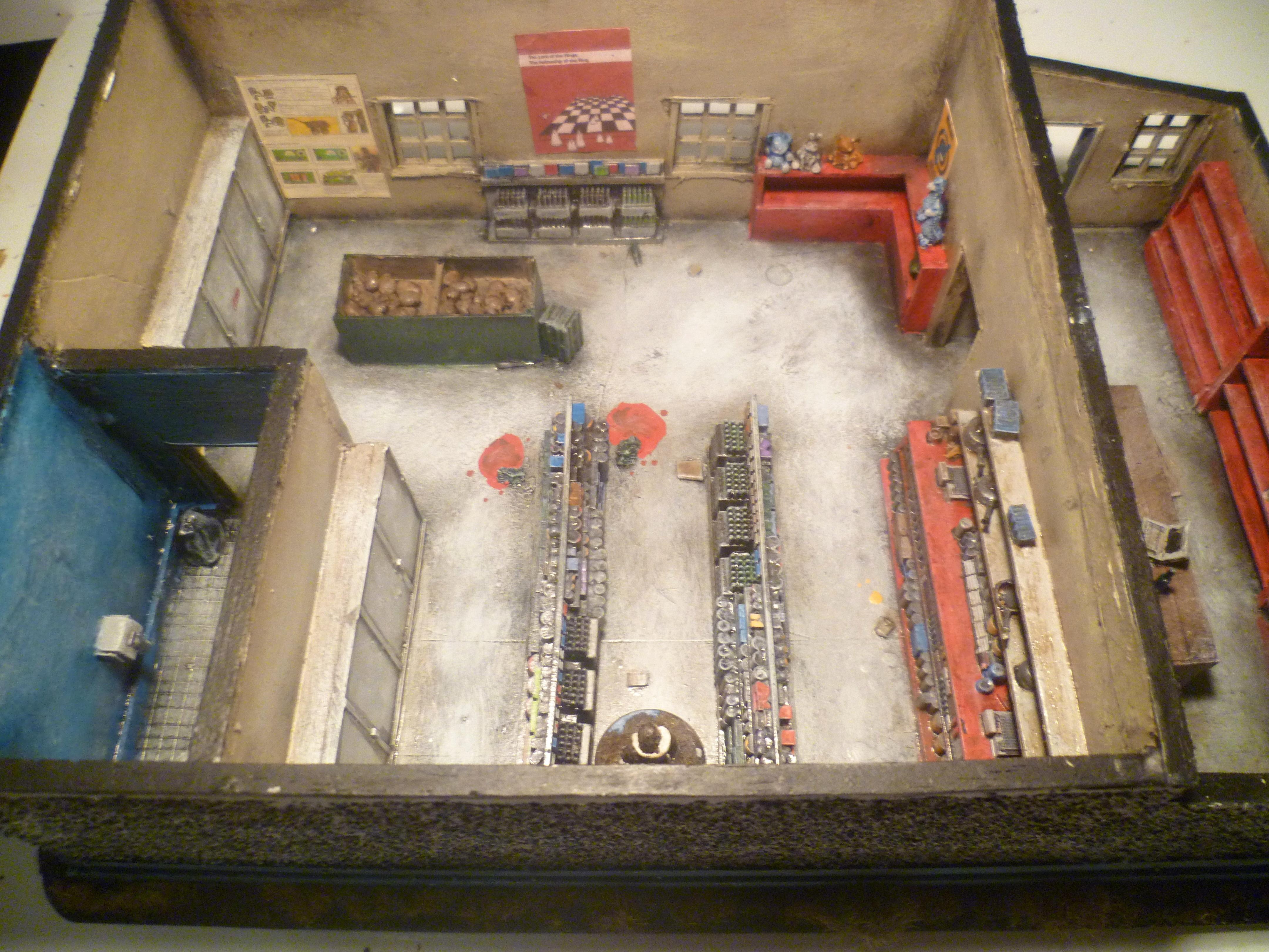 28mm, Buildings, Eastern European, Modern, Scratch Build, Shop, Terrain, Urban