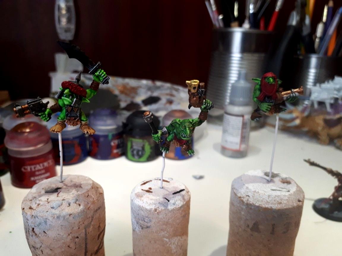 Greenskin, Gretchin, Orks, Warhammer 40,000, Work In Progress