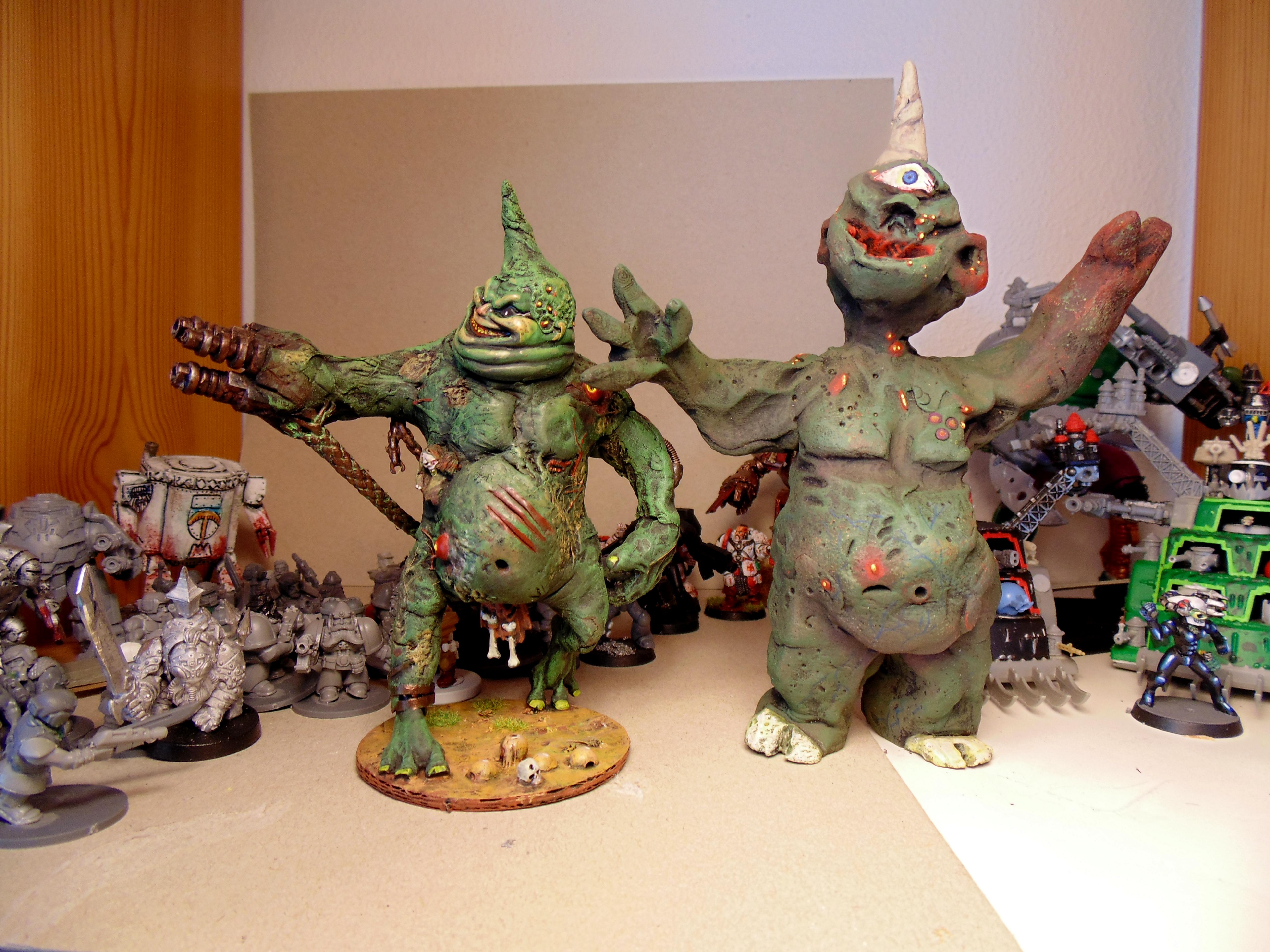 Chaos Nurgle, Converion, Conversion, Daemons, Garbage, Garbage Garden Gnome, Garden, Ggg, Gnome, Gnomes, Guo, Plague, Plaguebearers, Prince, Scratch