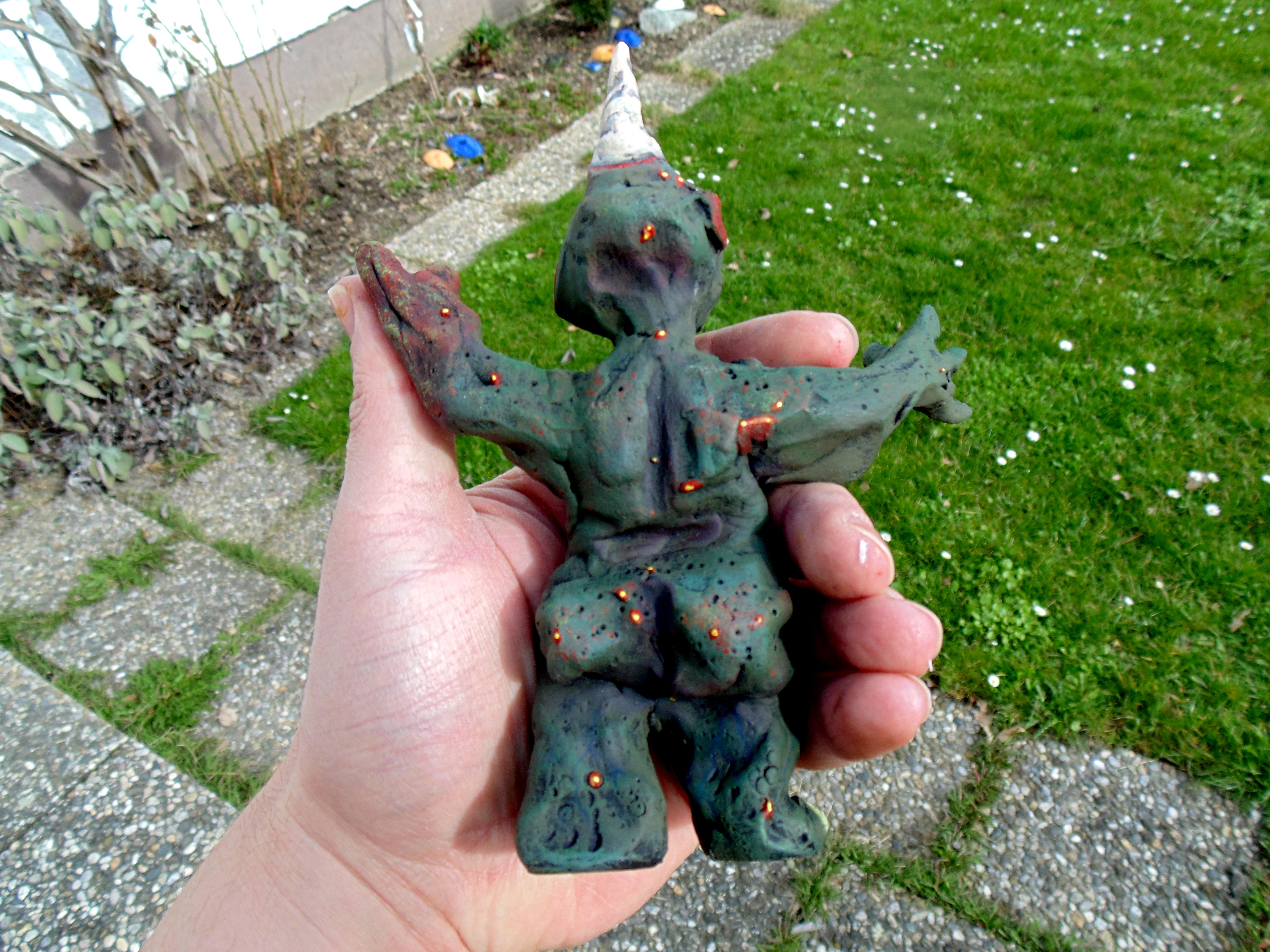 Chaos Nurgle, Converion, Conversion, Daemons, Garbage, Garbage Garden Gnome, Garden, Ggg, Gnome, Gnomes, Guo, Plague, Plaguebearers, Prince, Scratch