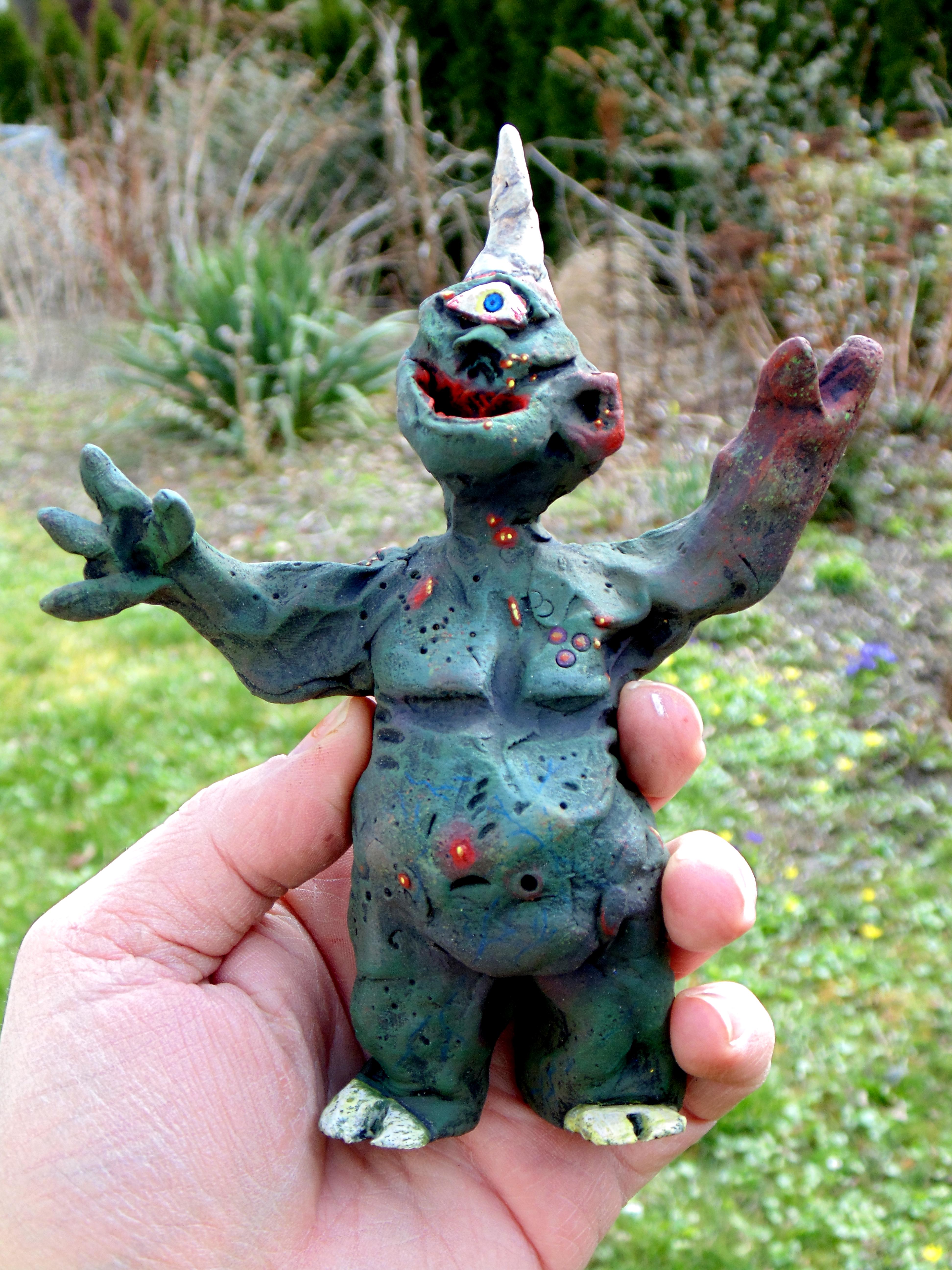 Chaos Nurgle, Conversion, Daemons, Garbage, Garbage Garden Gnome, Garden, Ggg, Gnome, Gnomes, Guo, Plague, Plaguebearers, Prince, Scratch