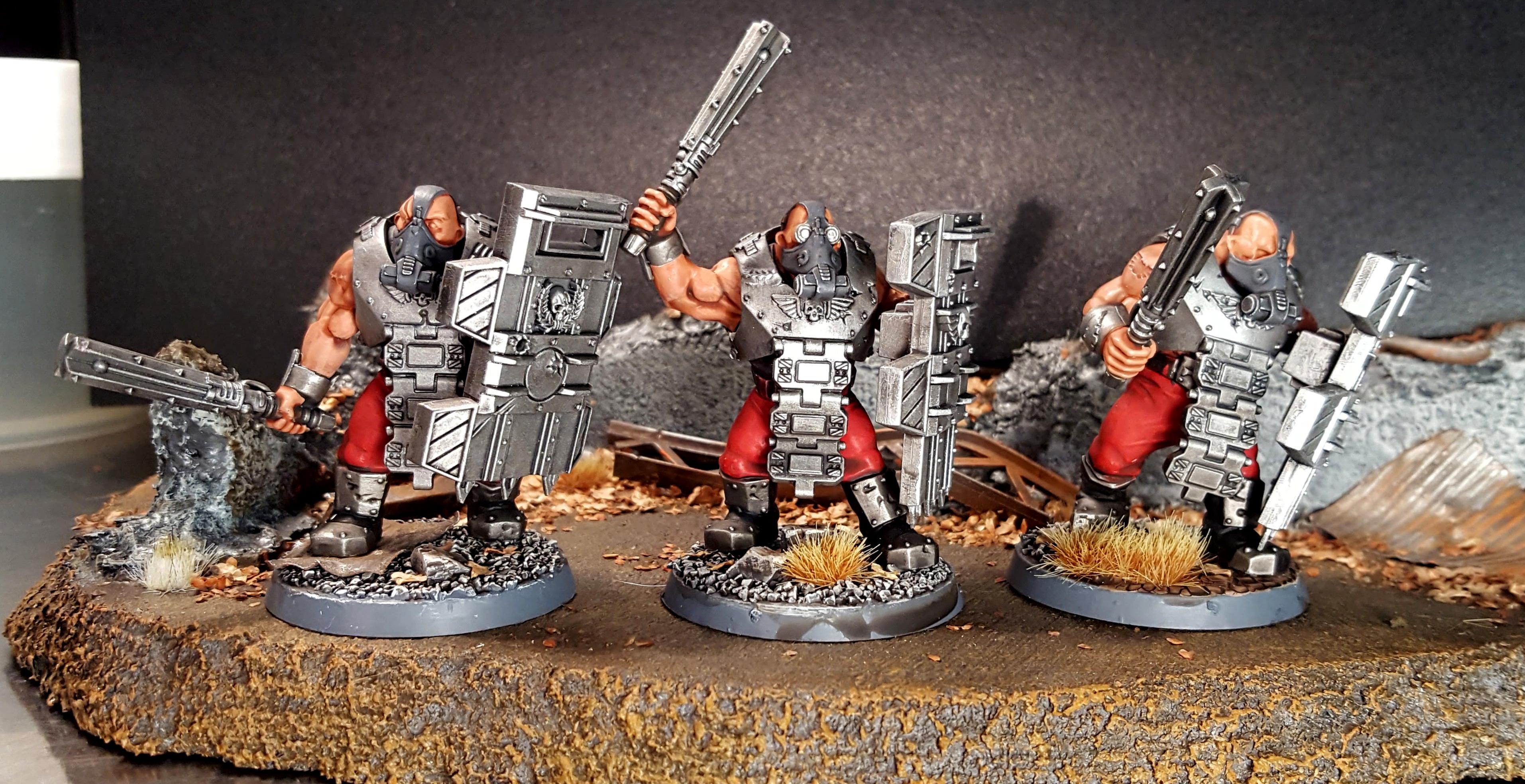 Bullgryns in service to the Inquisition