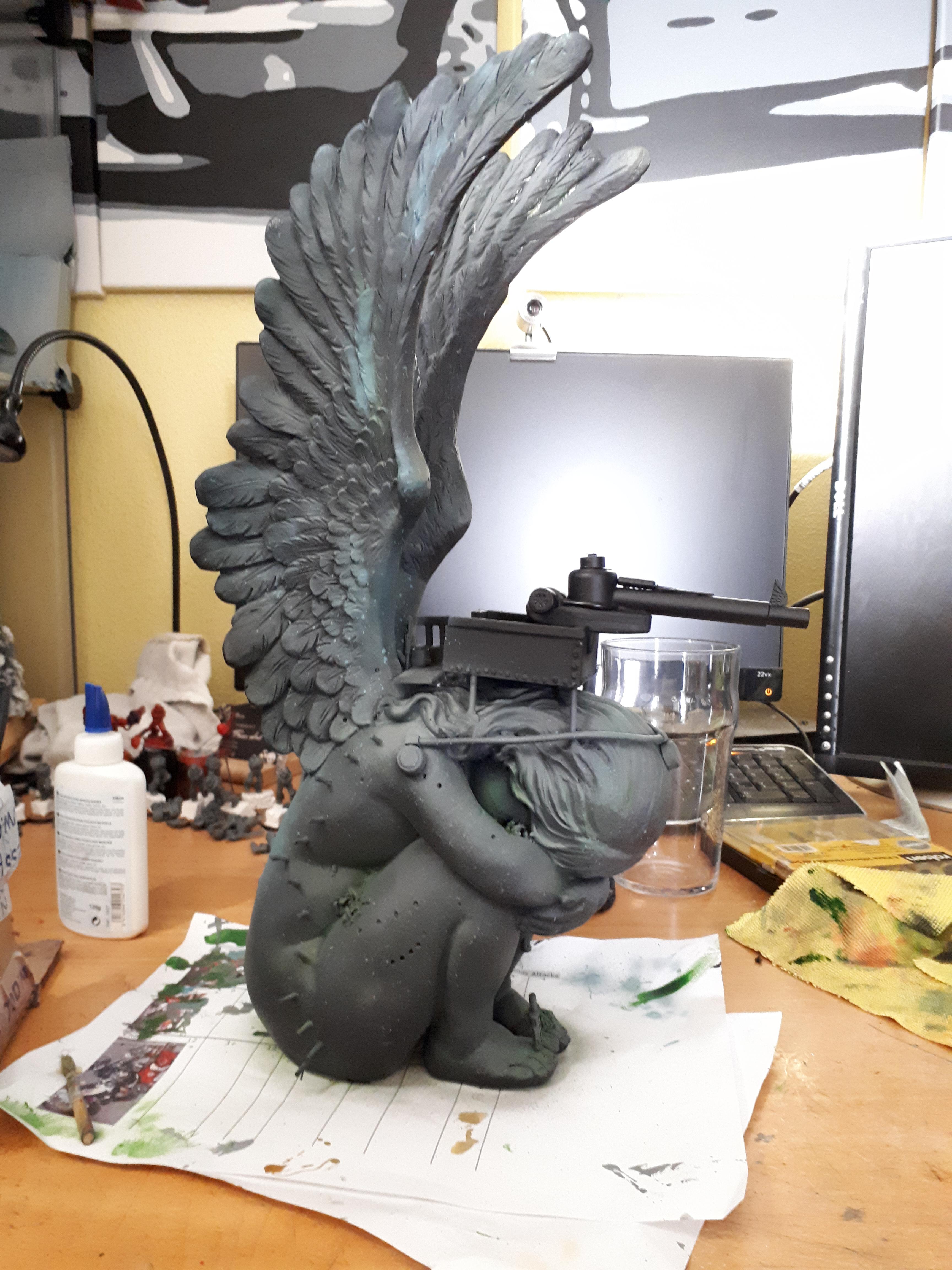 Competition, Scratch Build, Statue, Terrain