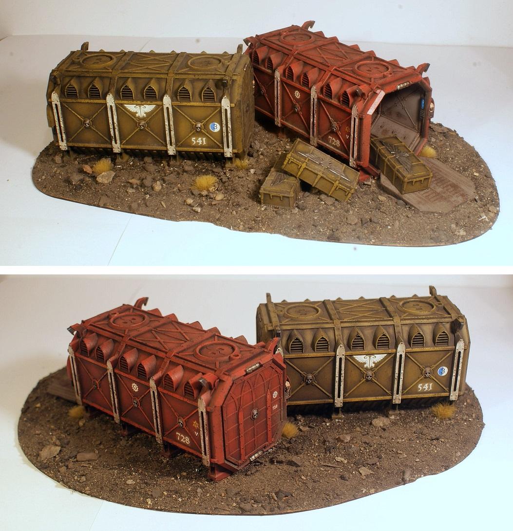 Containers, Imperium, Munitorum, Terrain, Warhammer 40,000