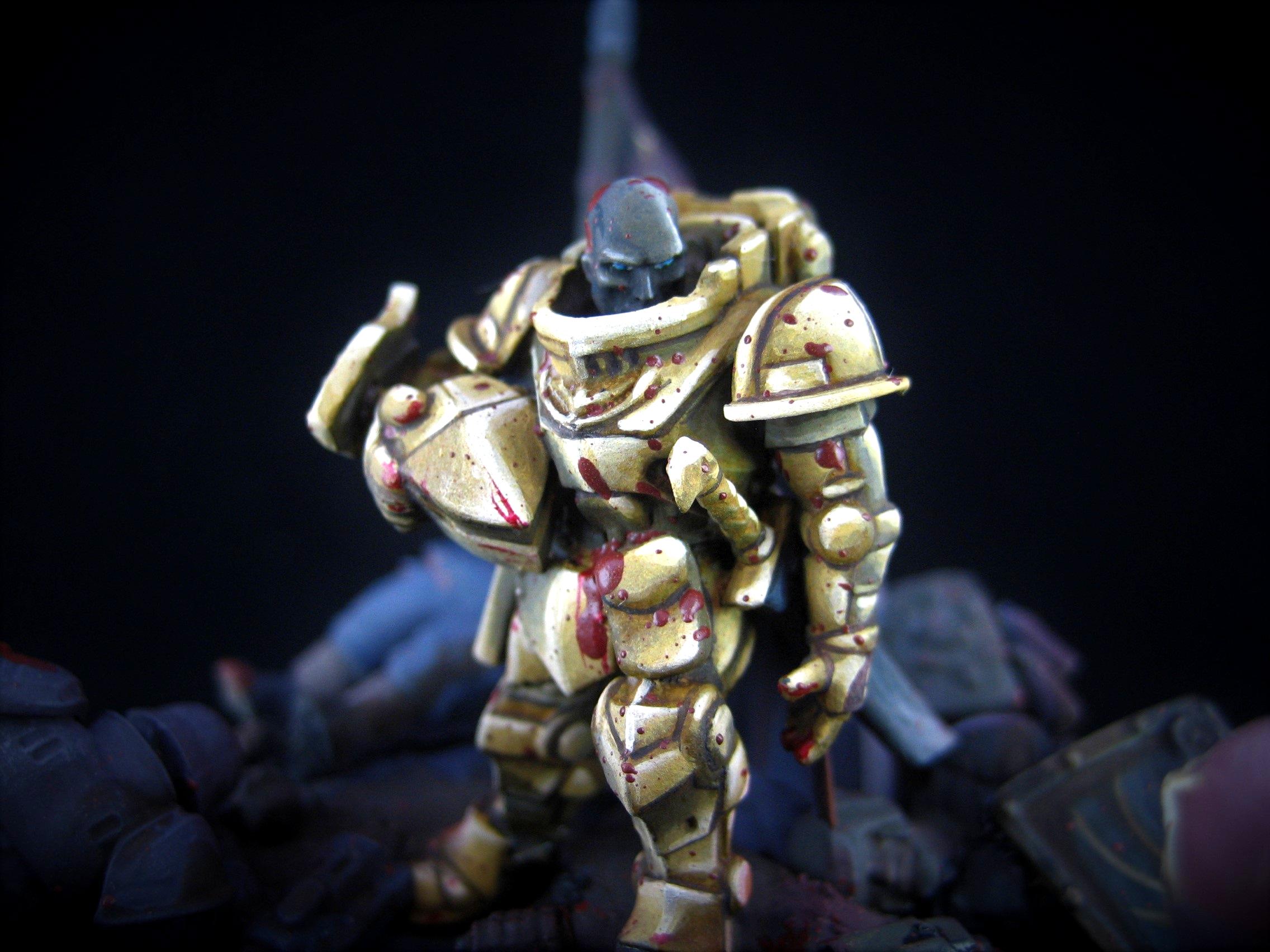 Blood, Dead, Diorama, Final Stand, Imperial Guard, Orks, Space Marines, To The Bitter End