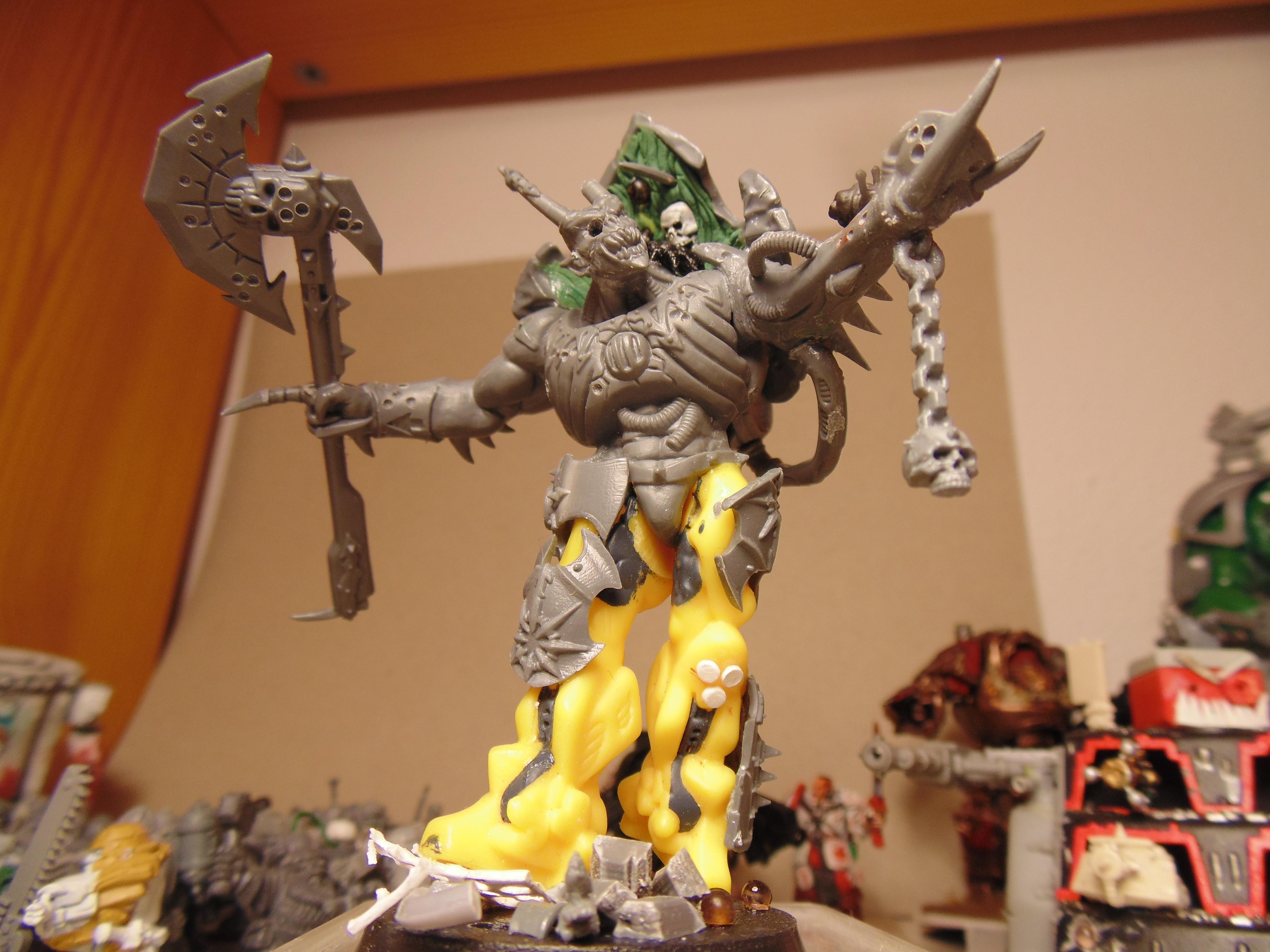 Chaos, Conversion, Daemons, Garbage, Garbage Garden Gnome, Garden, Ggg, Gnomes, Guo, Nurgle, Plague, Prince