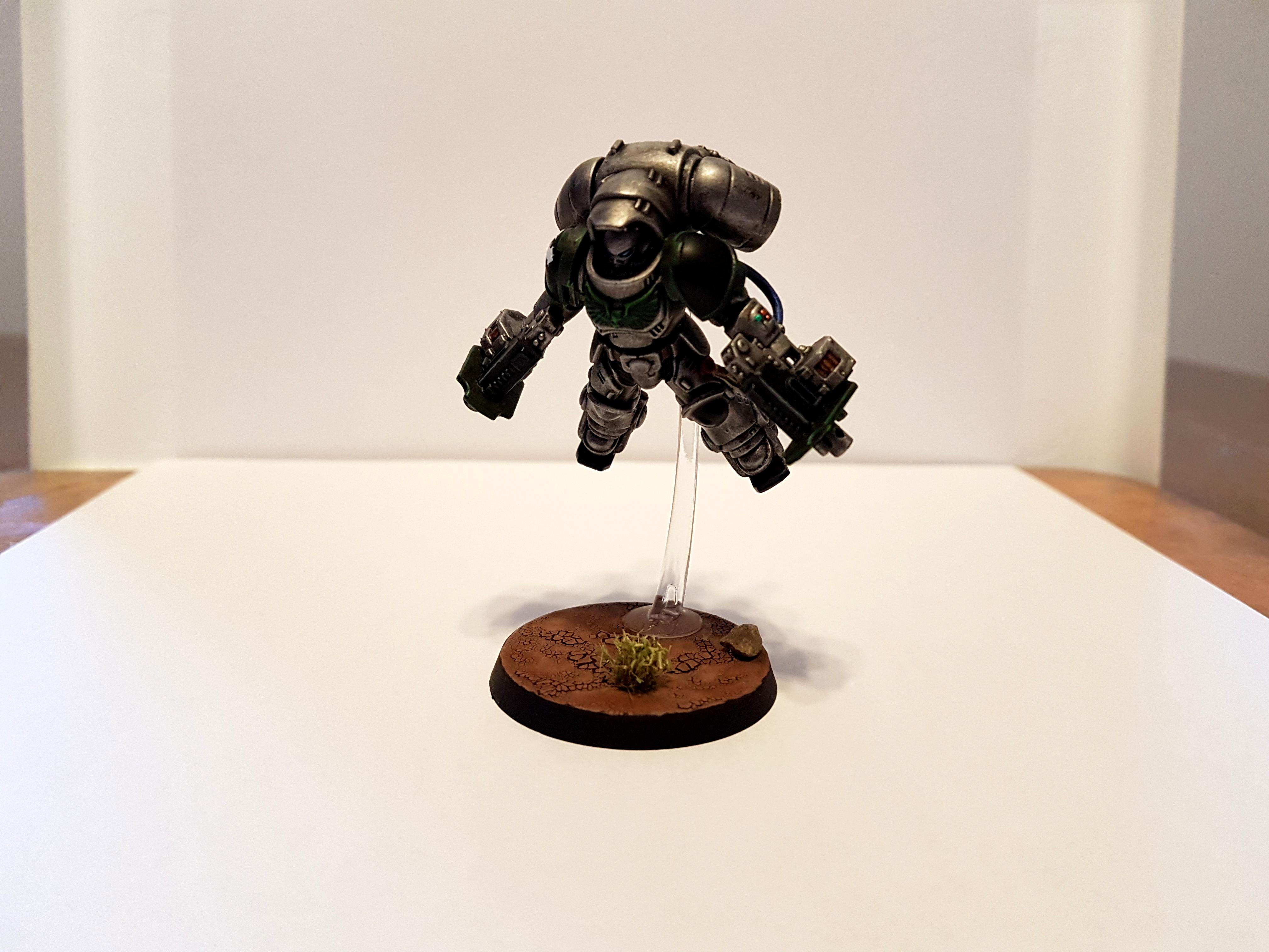 Assault Bolter, Black, Bolter, Green, Inceptors, Metal, Primaris, Primaris Inceptors, Space Marines