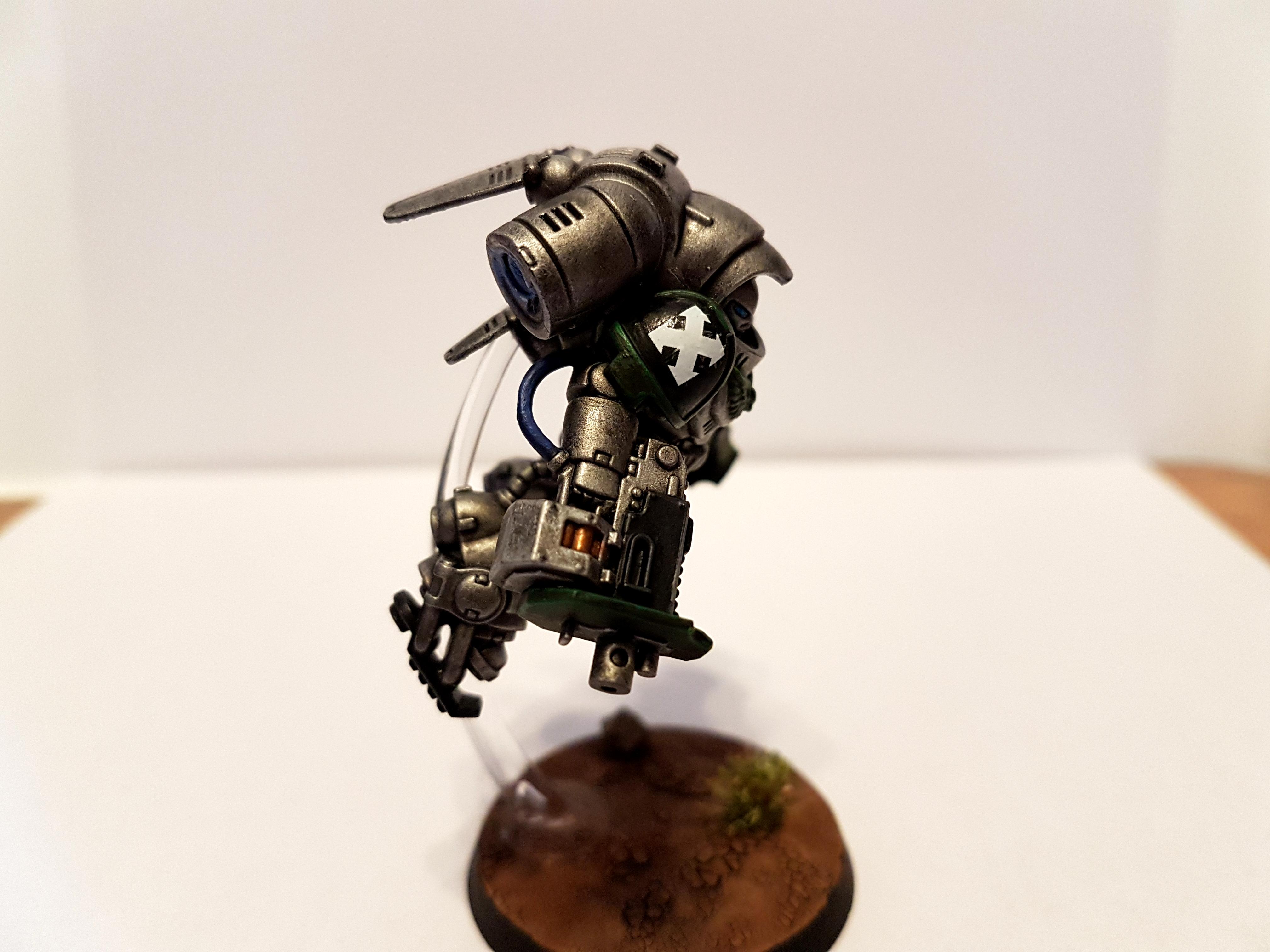 Assault Bolter, Black, Bolter, Green, Inceptors, Metal, Primaris, Primaris Inceptors, Space Marines