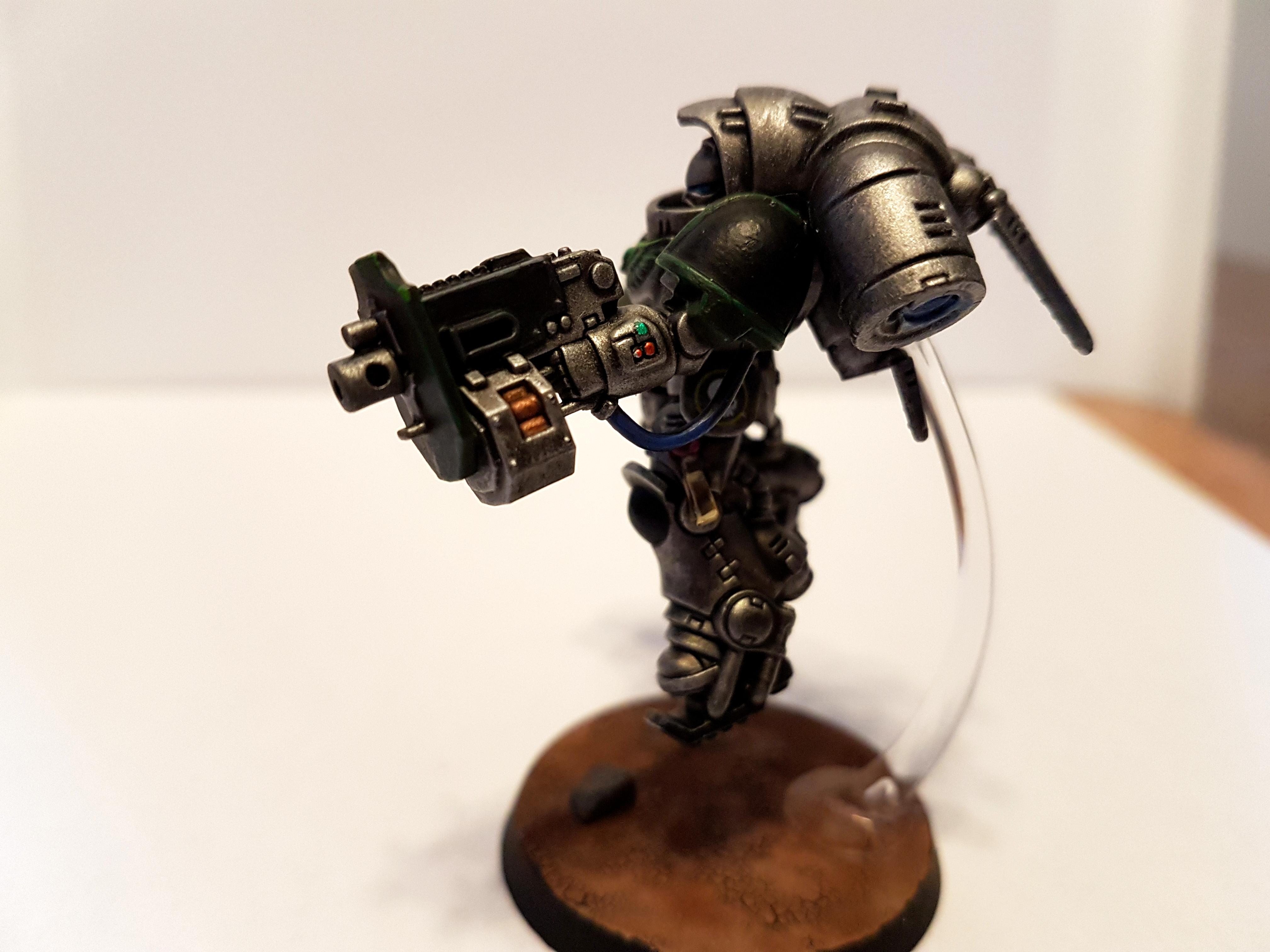 Assault Bolter, Black, Bolter, Green, Inceptors, Metal, Primaris, Primaris Inceptors, Space Marines