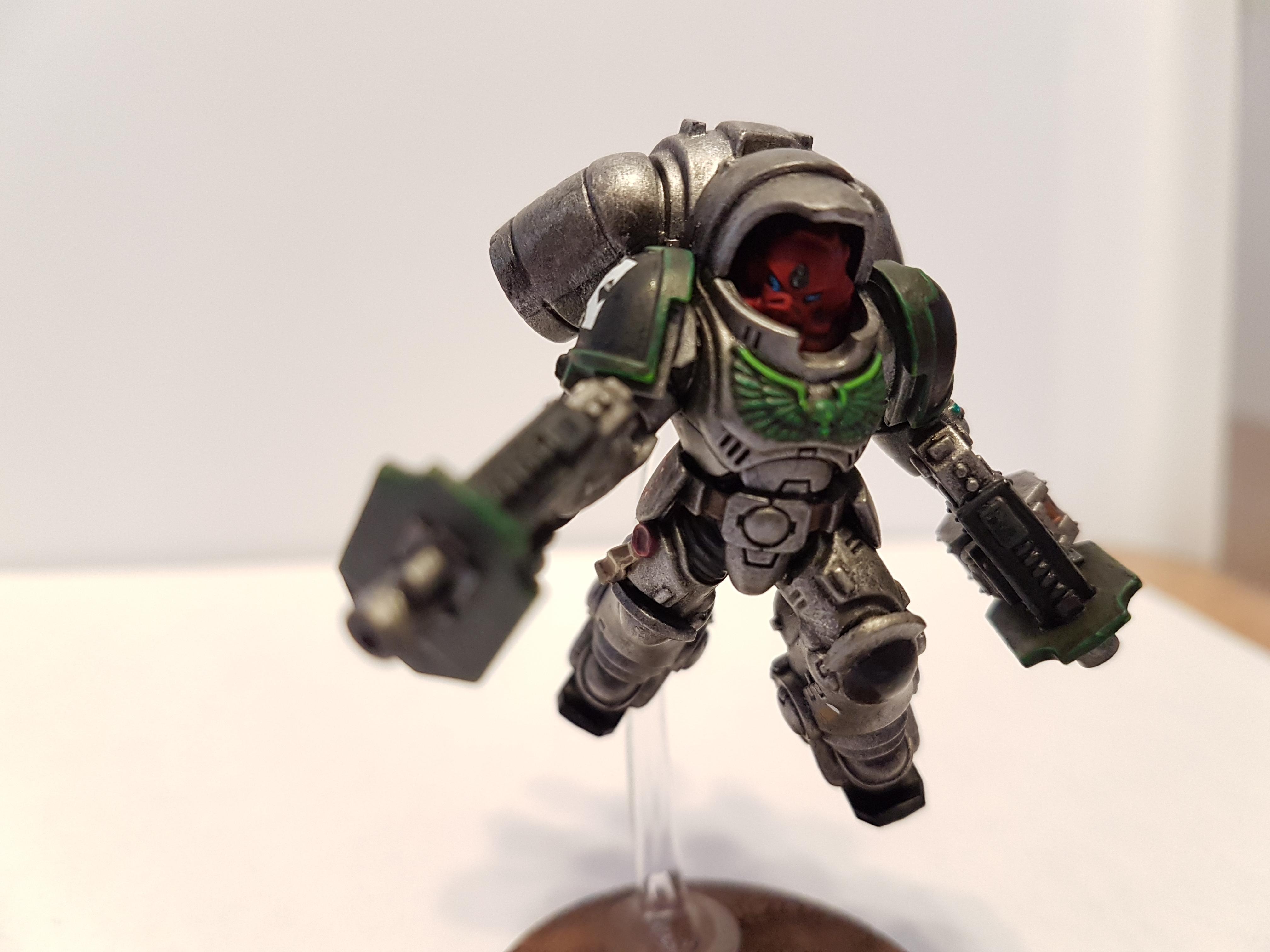Assault Bolter, Black, Bolter, Green, Inceptors, Metal, Primaris, Primaris Inceptors, Space Marines