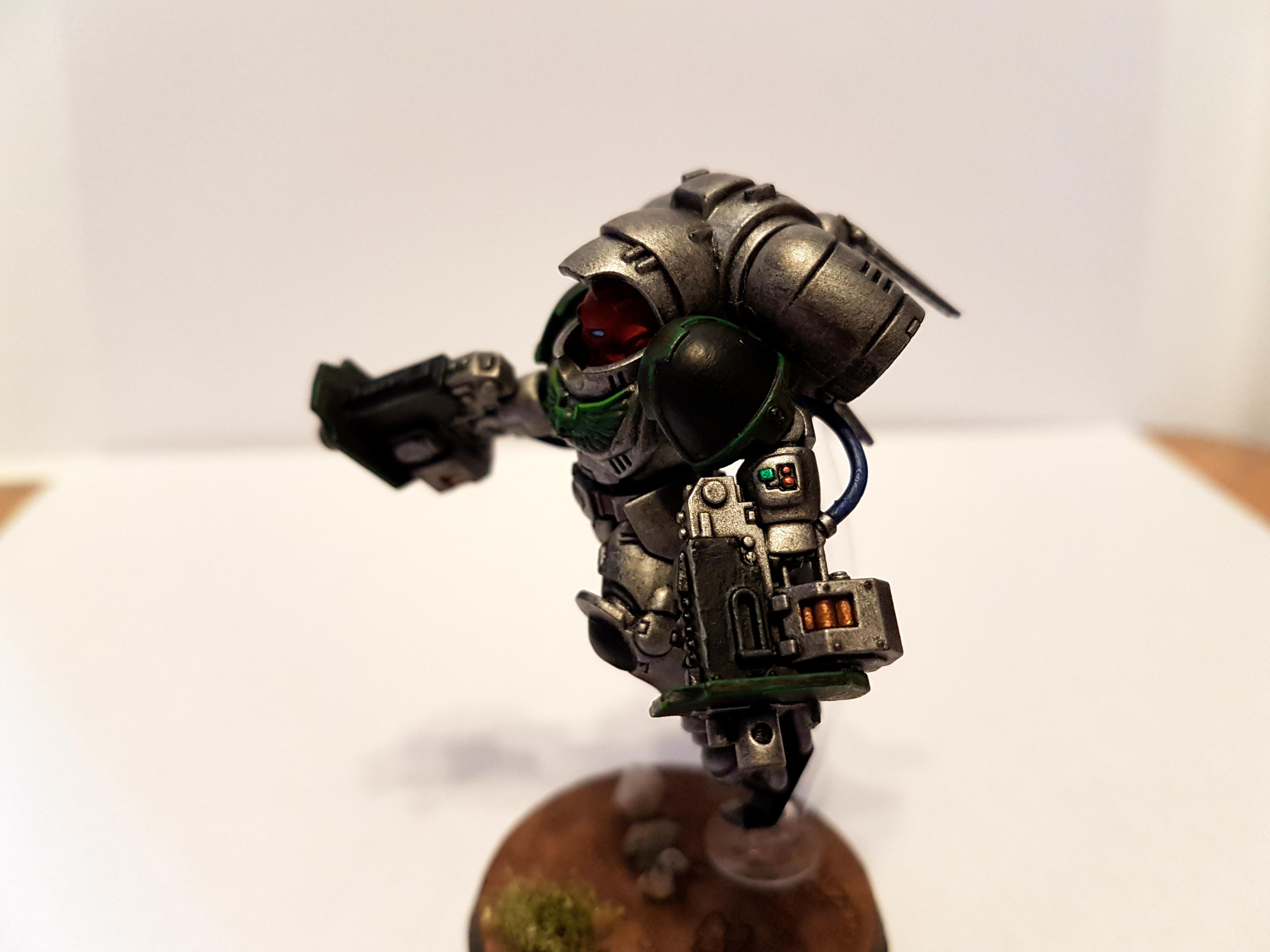 Assault Bolter, Black, Bolter, Green, Inceptors, Metal, Primaris, Primaris Inceptors, Space Marines