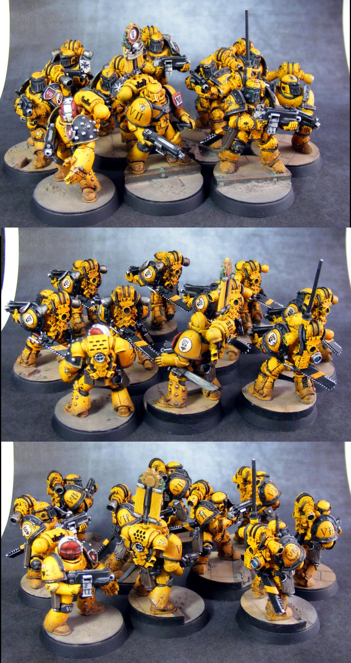 Horus Heresy, Imperial Fists, Space Marines, Tactical Squad