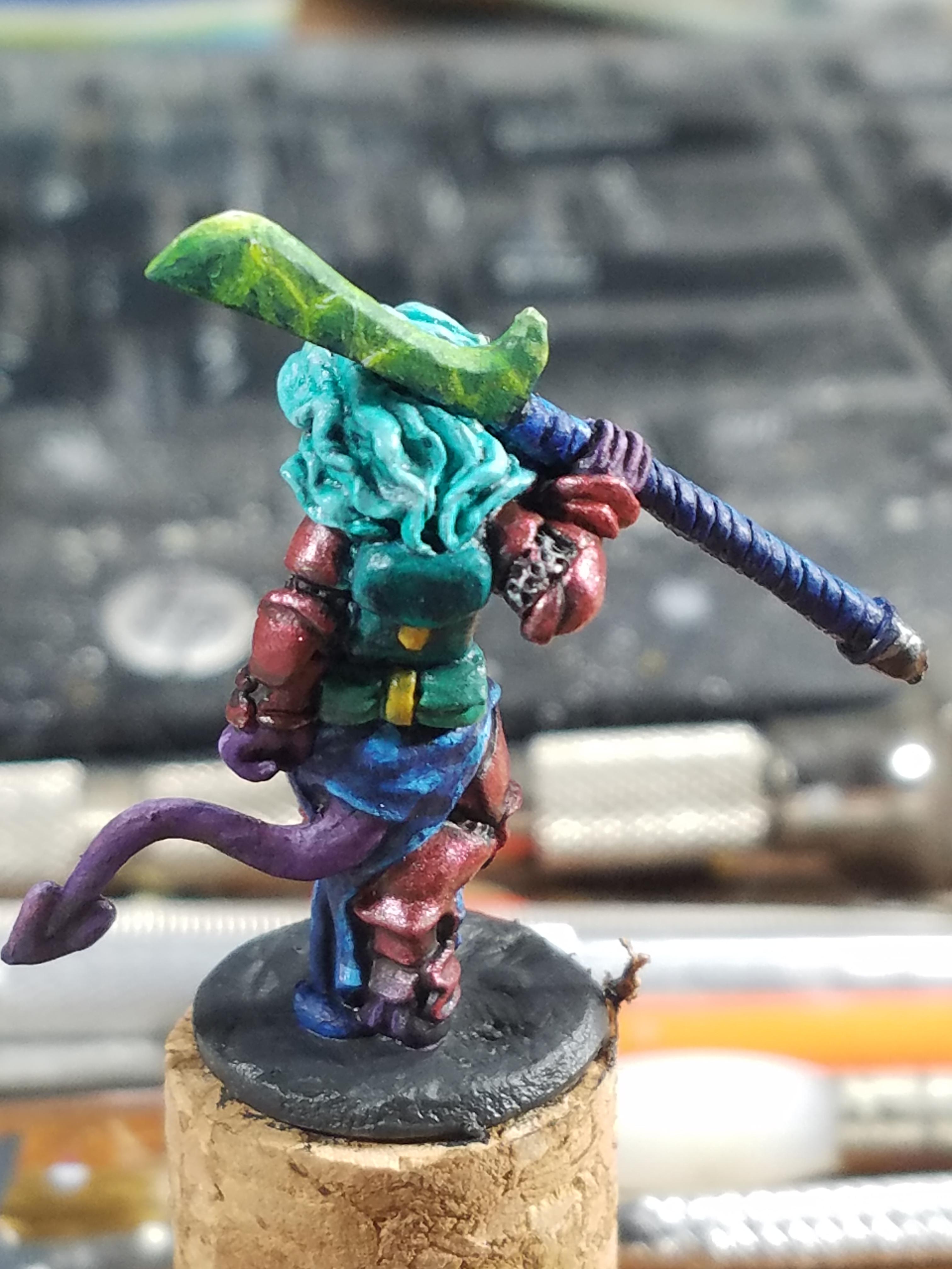 Adventurer, Dakka Painting Challenge 2018, Oathsworn, Purple Skin, Red Metallic, Tiefling