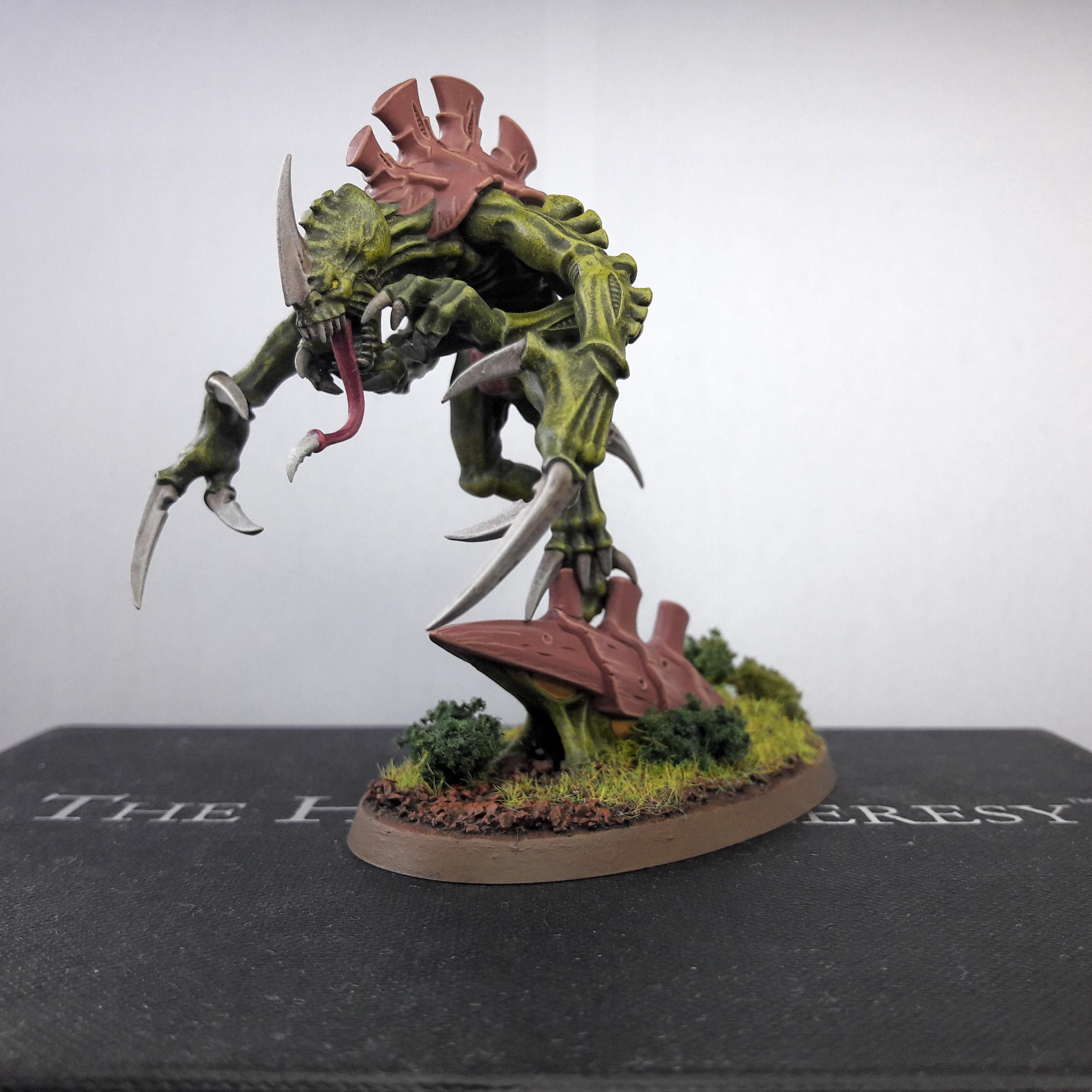 Broodlord, Genestealer, Hive Fleet Gorgon, Swamp Base, The Spawn Of Cryptus, Tyranids, Warhammer 40,000