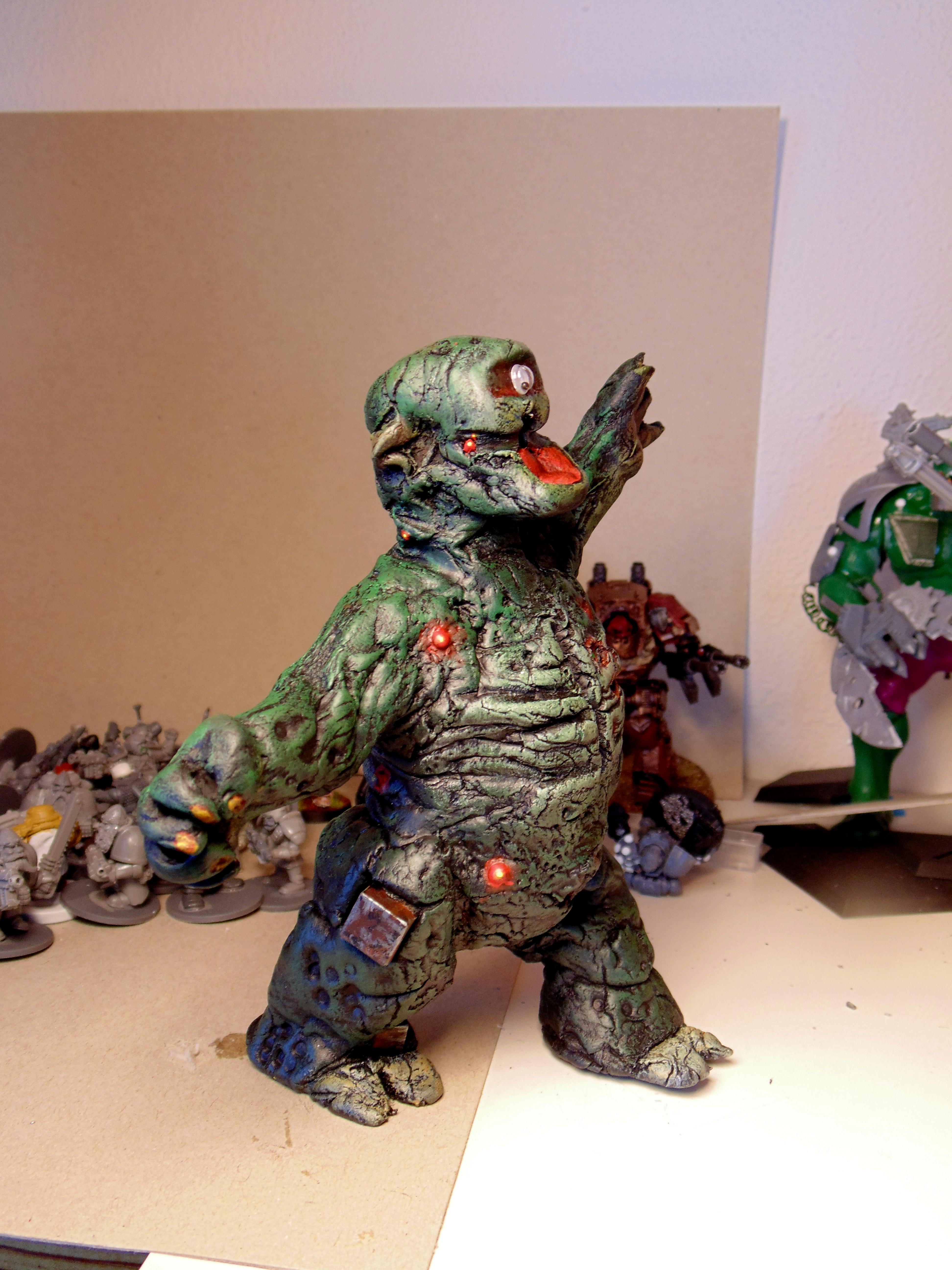 Chaos Nurgle, Converion, Conversion, Daemons, Garbage, Garbage Garden Gnome, Garden, Ggg, Gnome, Gnomes, Guo, Plague, Plaguebearers, Prince, Scratch