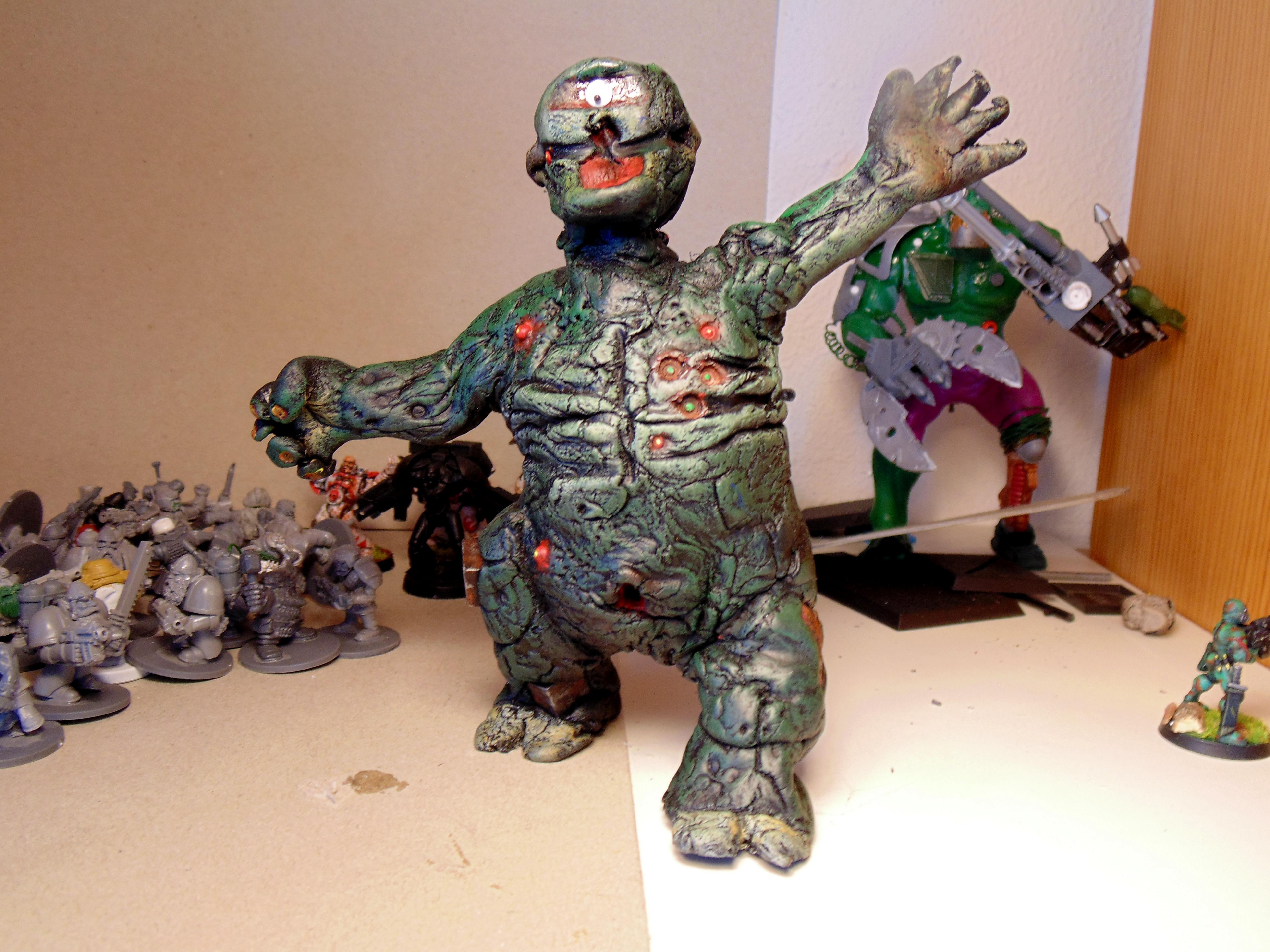 Chaos Nurgle, Converion, Conversion, Daemons, Garbage, Garbage Garden Gnome, Garden, Ggg, Gnome, Gnomes, Guo, Plague, Plaguebearers, Prince, Scratch