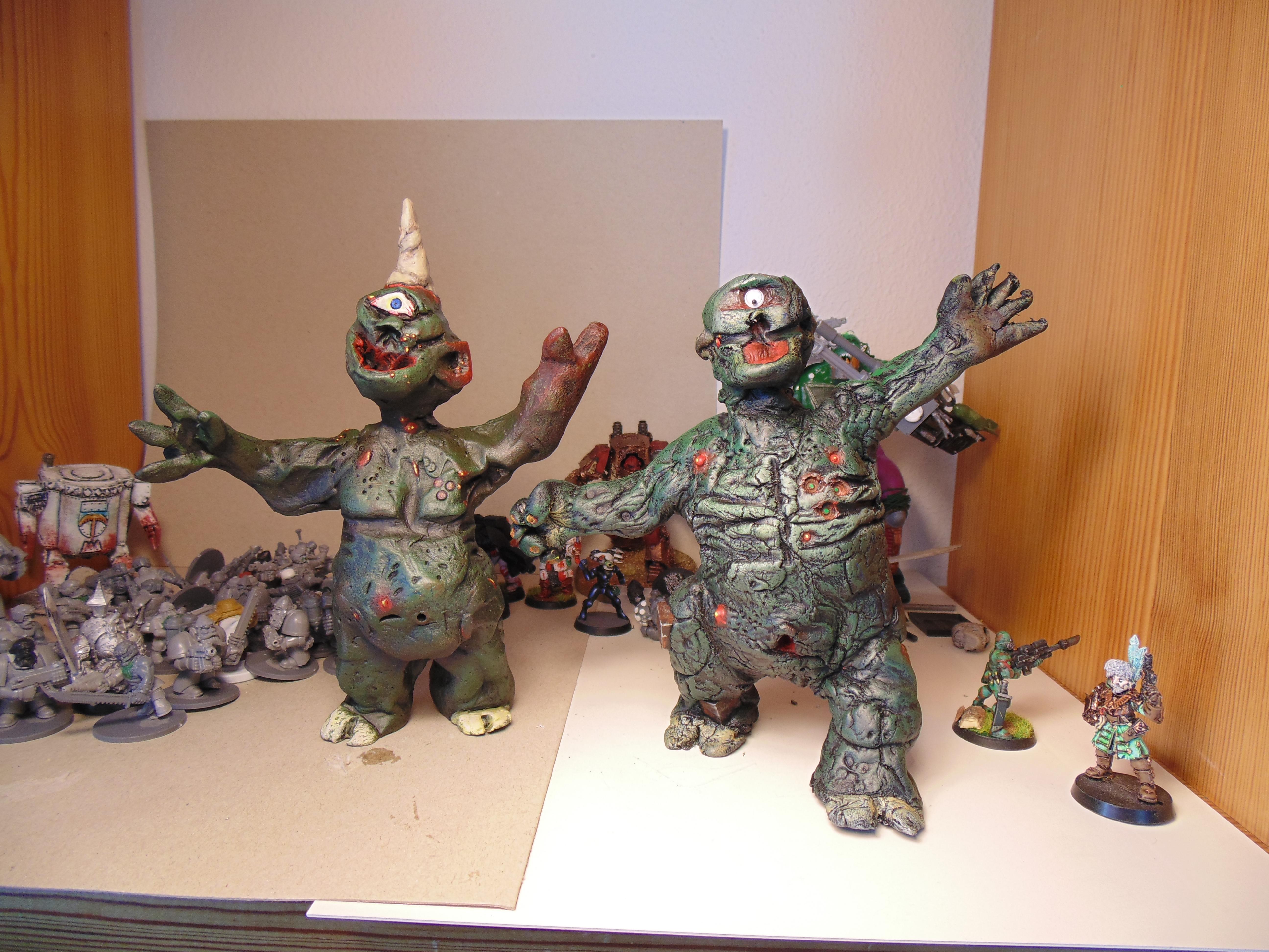 Chaos Nurgle, Converion, Conversion, Daemons, Garbage, Garbage Garden Gnome, Garden, Ggg, Gnome, Gnomes, Guo, Plague, Plaguebearers, Prince, Scratch