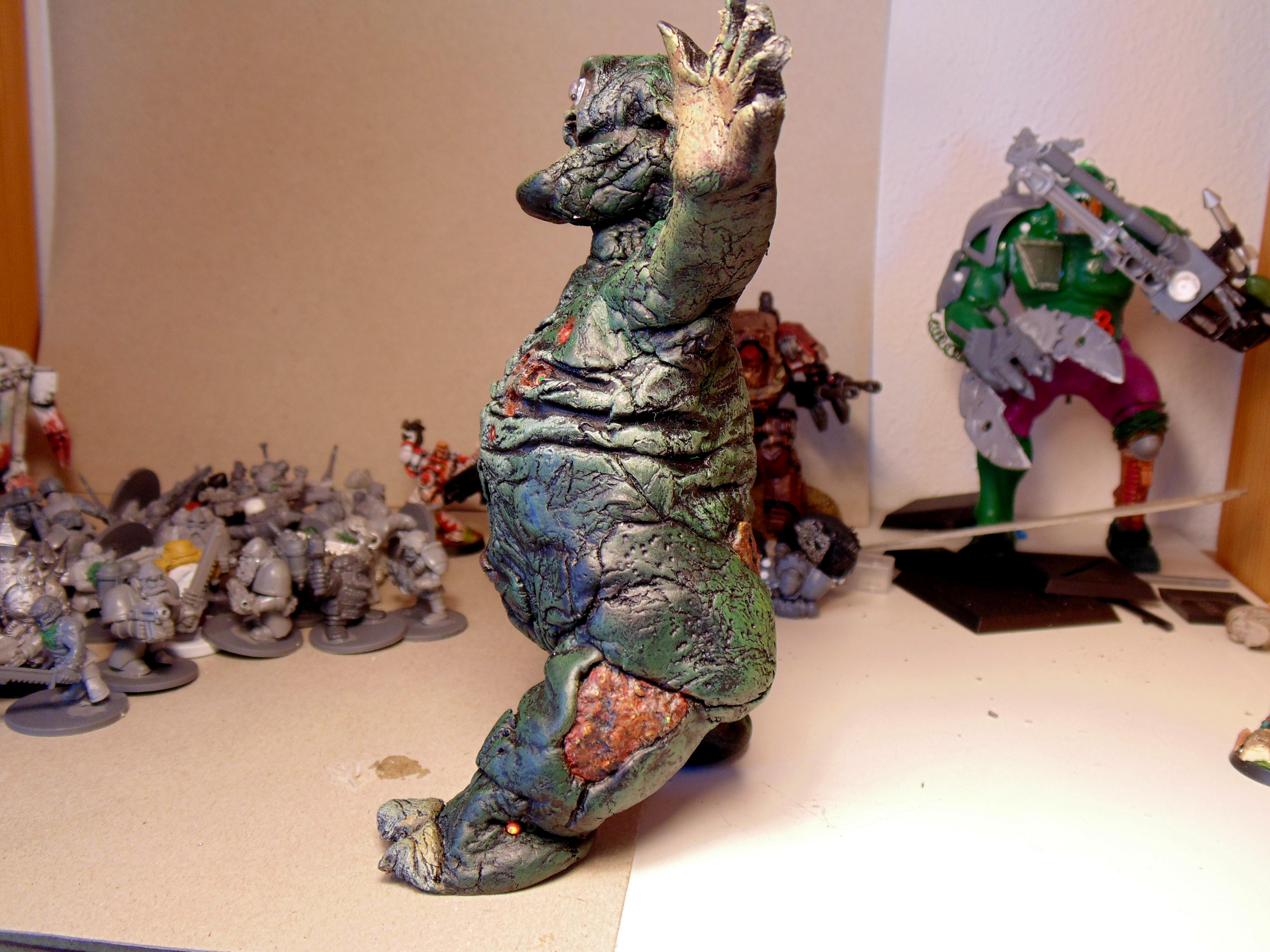 Chaos Nurgle, Converion, Conversion, Daemons, Garbage, Garbage Garden Gnome, Garden, Ggg, Gnome, Gnomes, Guo, Plague, Plaguebearers, Prince, Scratch