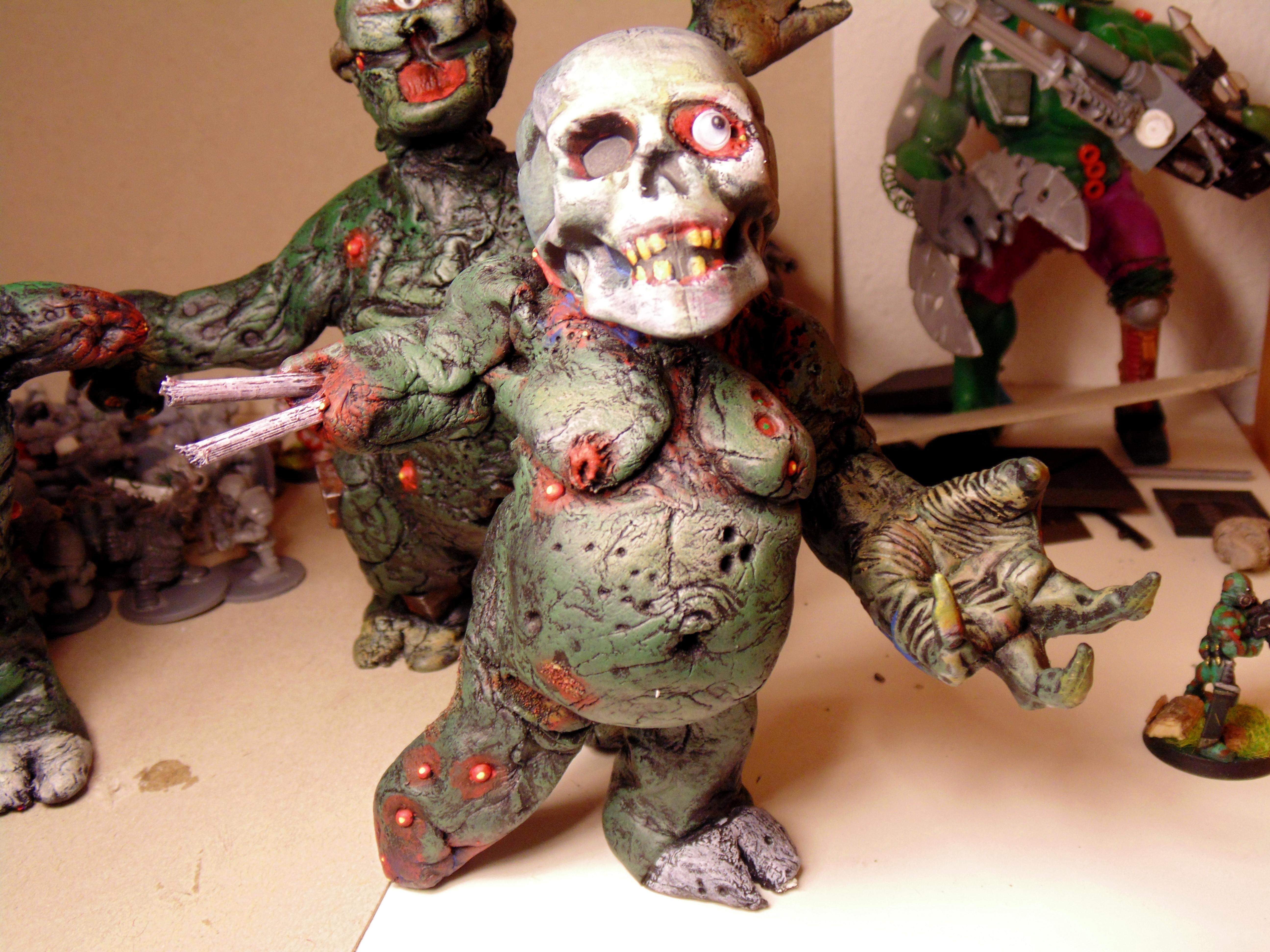 Chaos Nurgle, Converion, Conversion, Daemons, Garbage, Garbage Garden Gnome, Garden, Ggg, Gnome, Gnomes, Guo, Plague, Plaguebearers, Prince, Scratch