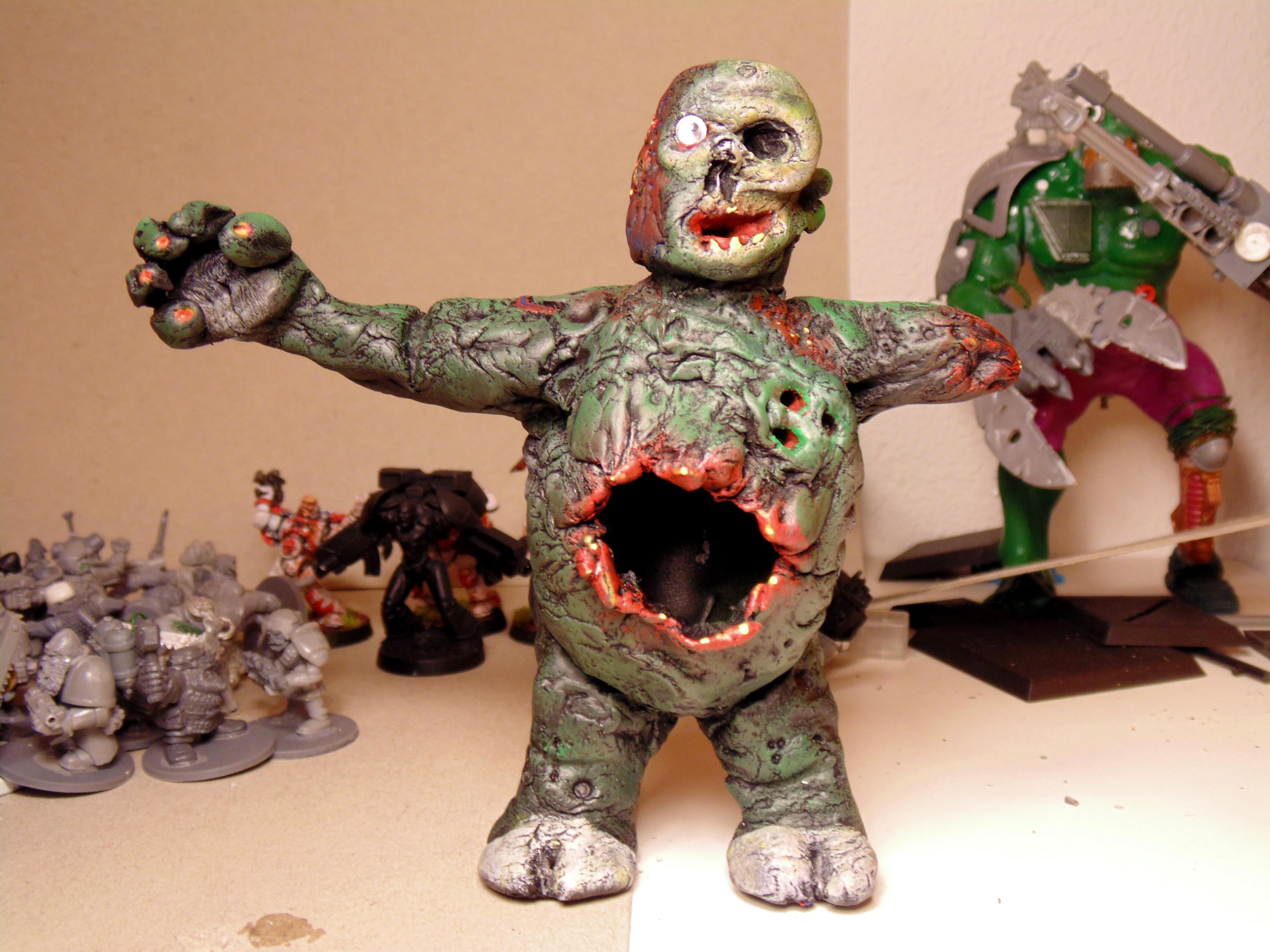 Chaos Nurgle, Converion, Conversion, Daemons, Garbage, Garbage Garden Gnome, Garden, Ggg, Gnome, Gnomes, Guo, Plague, Plaguebearers, Prince, Scratch