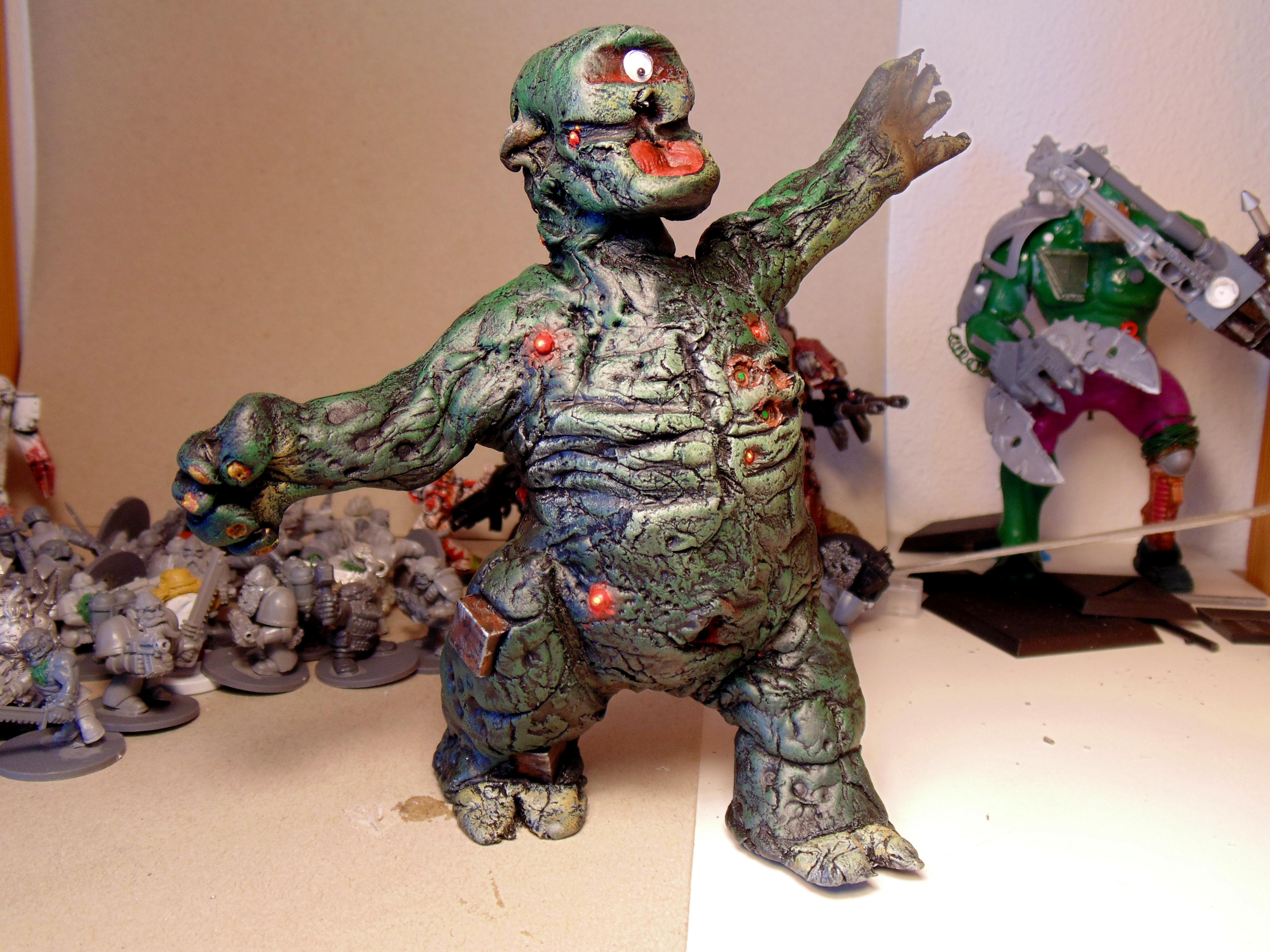 Chaos Nurgle, Converion, Conversion, Daemons, Garbage, Garbage Garden Gnome, Garden, Ggg, Gnome, Gnomes, Guo, Plague, Plaguebearers, Prince, Scratch