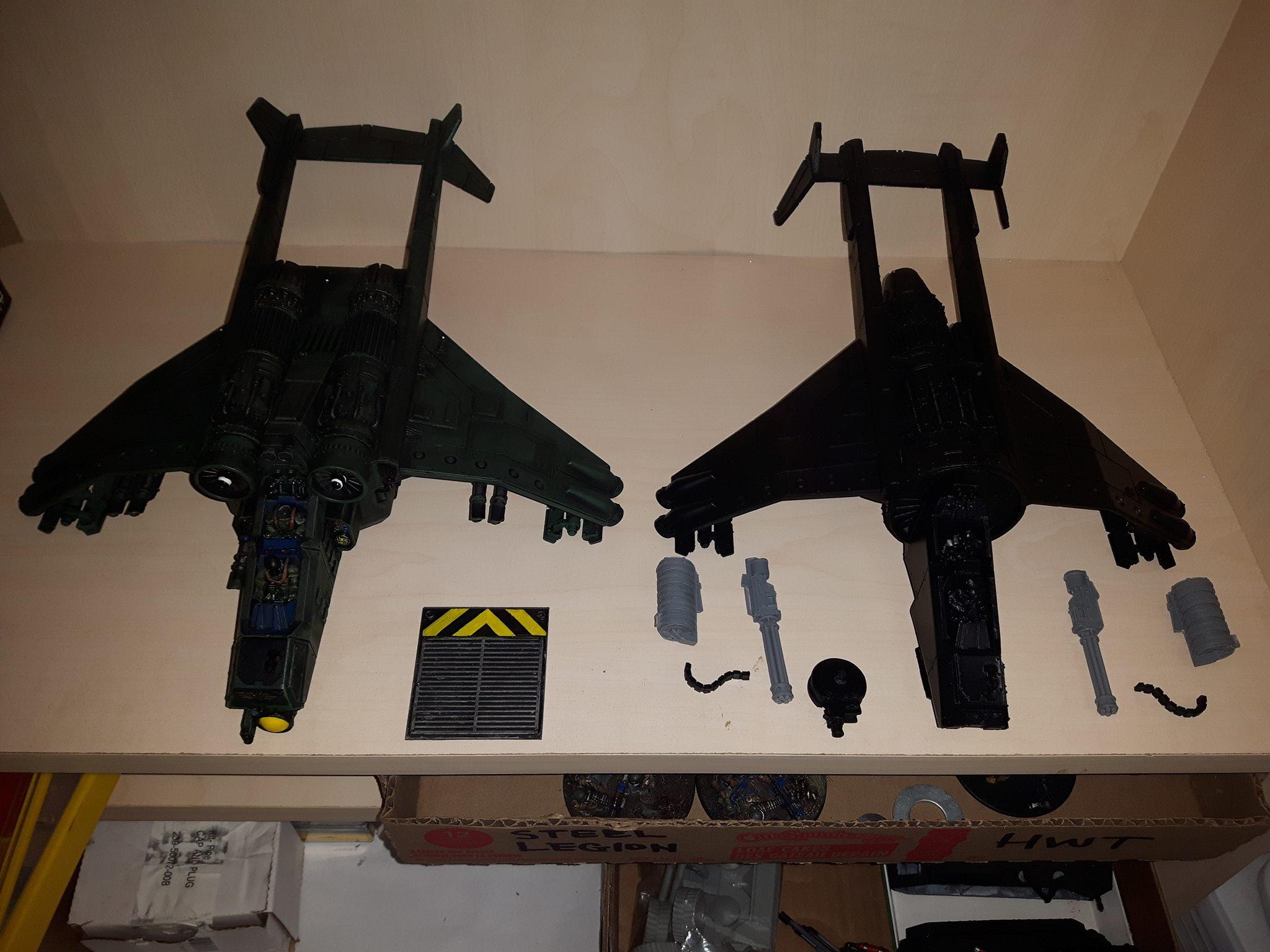 Astra Militarum, Flyer, Forge World, Imperial Guard, Resin, Vulture, Warhammer 40,000