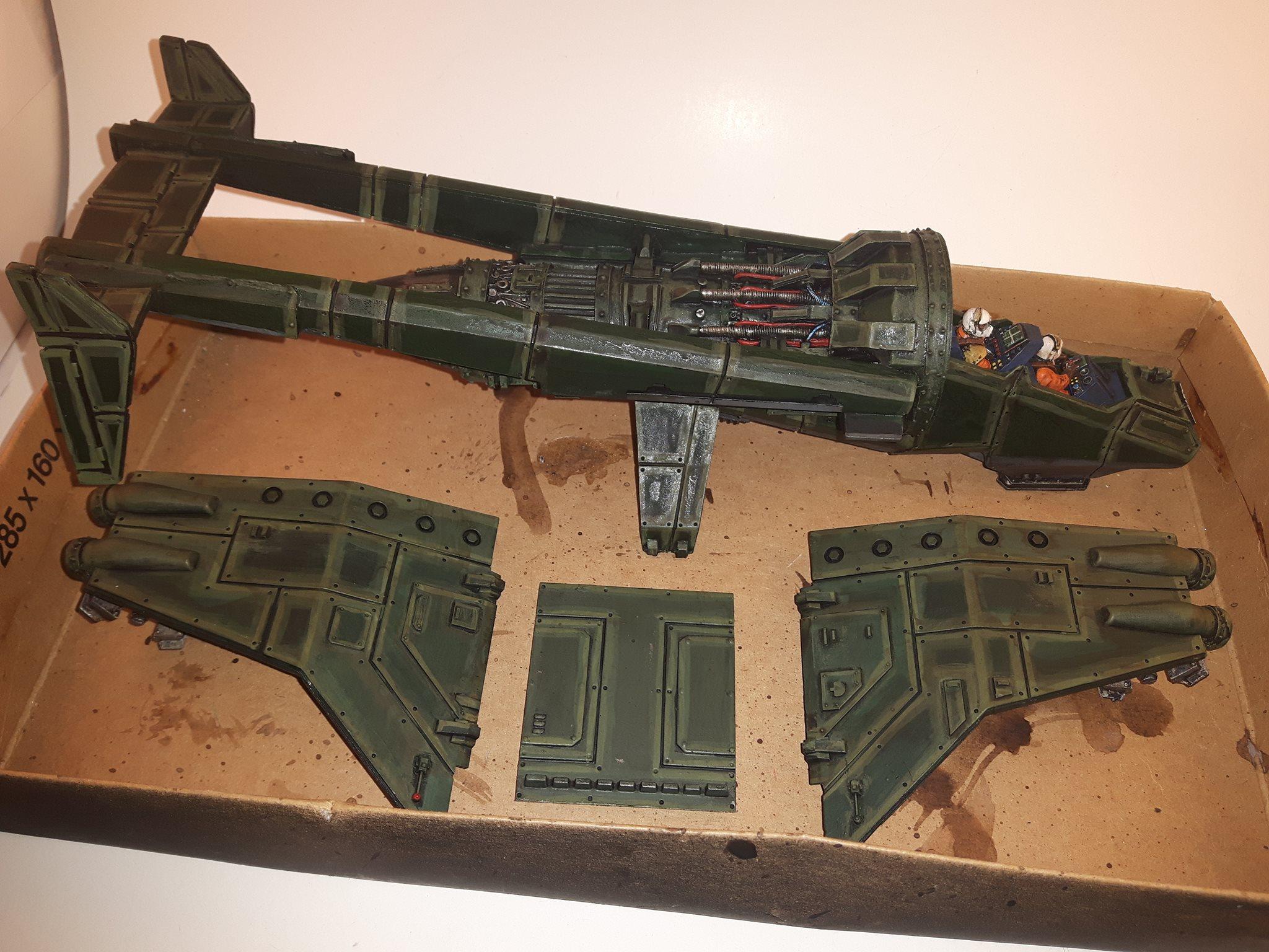 Astra Militarum, Flyer, Forge World, Imperial Guard, Resin, Vulture, Warhammer 40,000